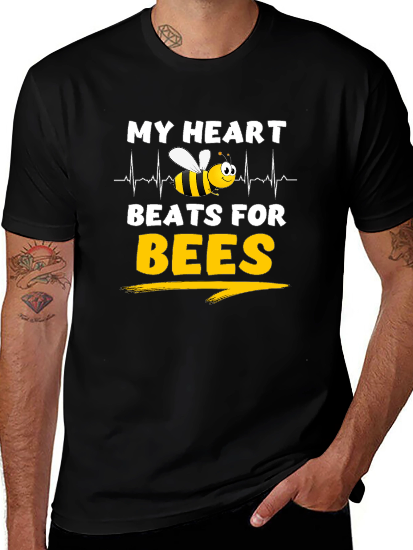 My Heart Beats for Bees Graphic Tee