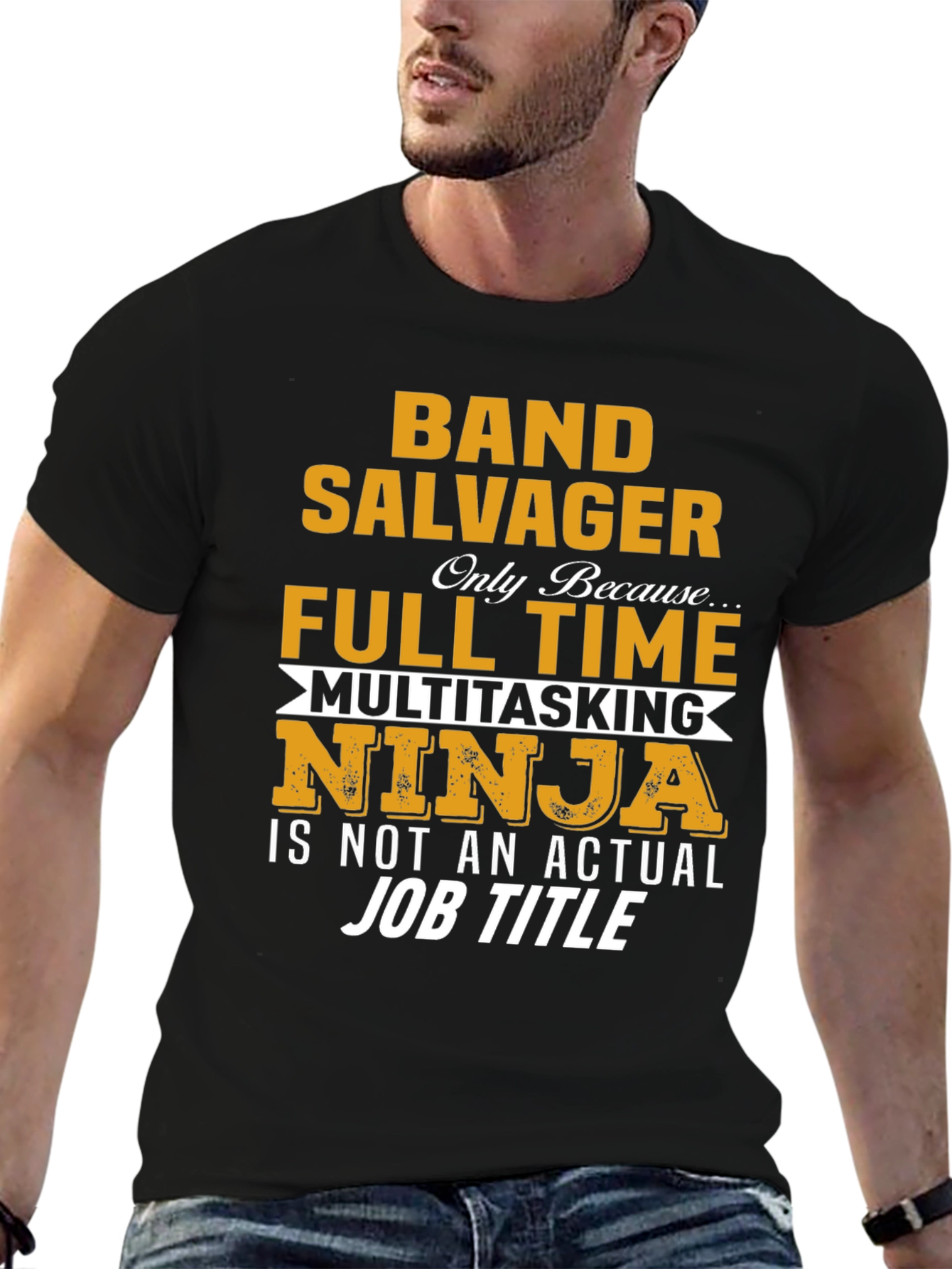 Band Salvager Full Time Ninja T-Shirt
