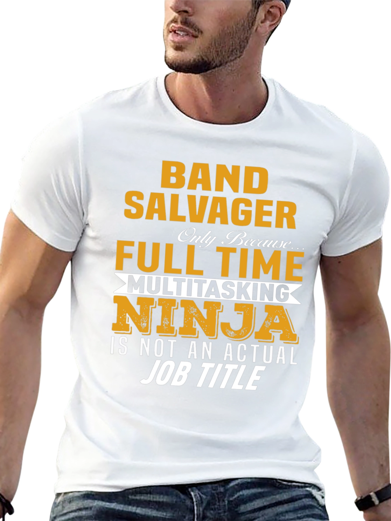 Band Salvager Full Time Ninja T-Shirt