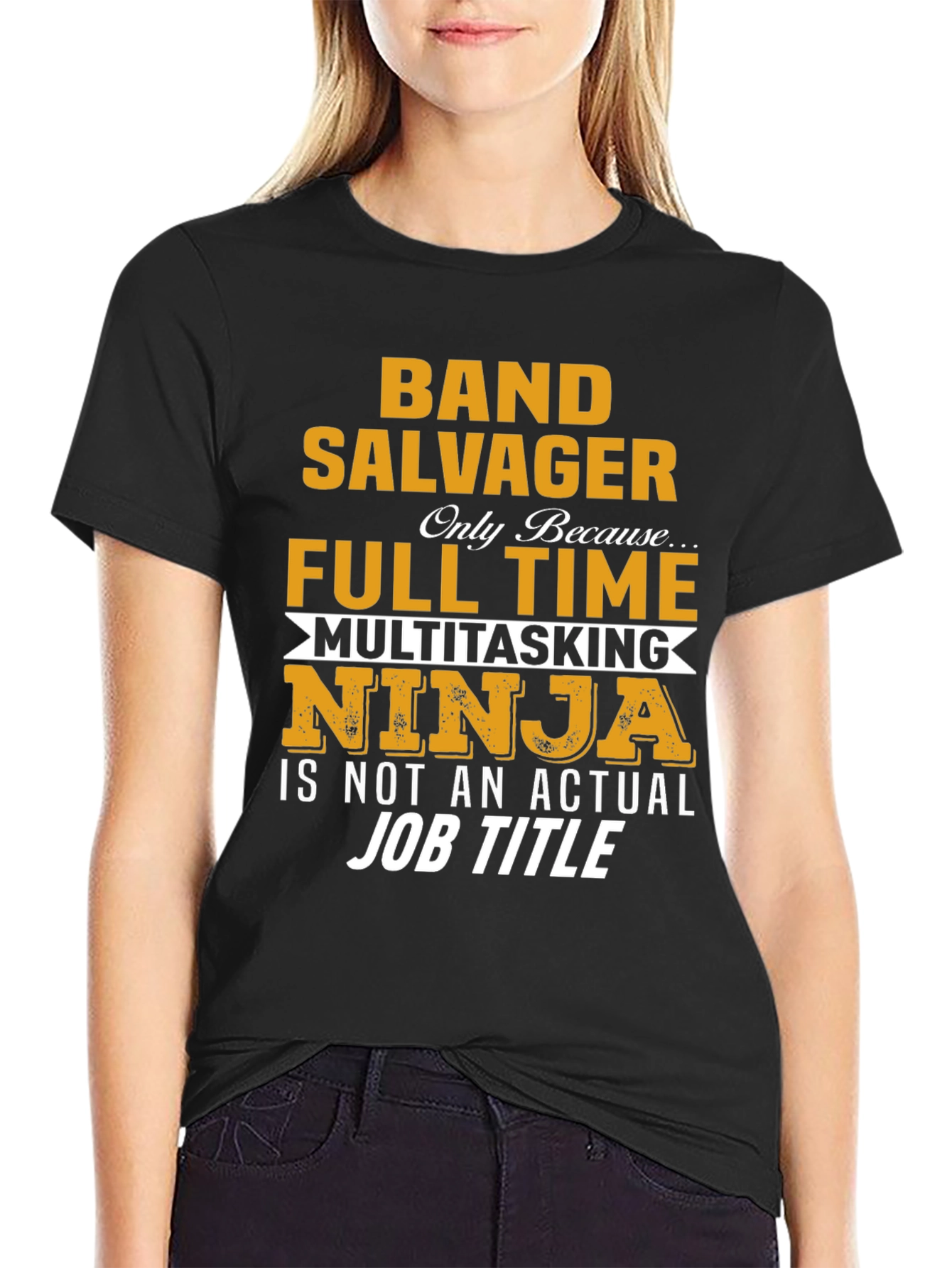 Band Salvager Full Time Ninja T-Shirt
