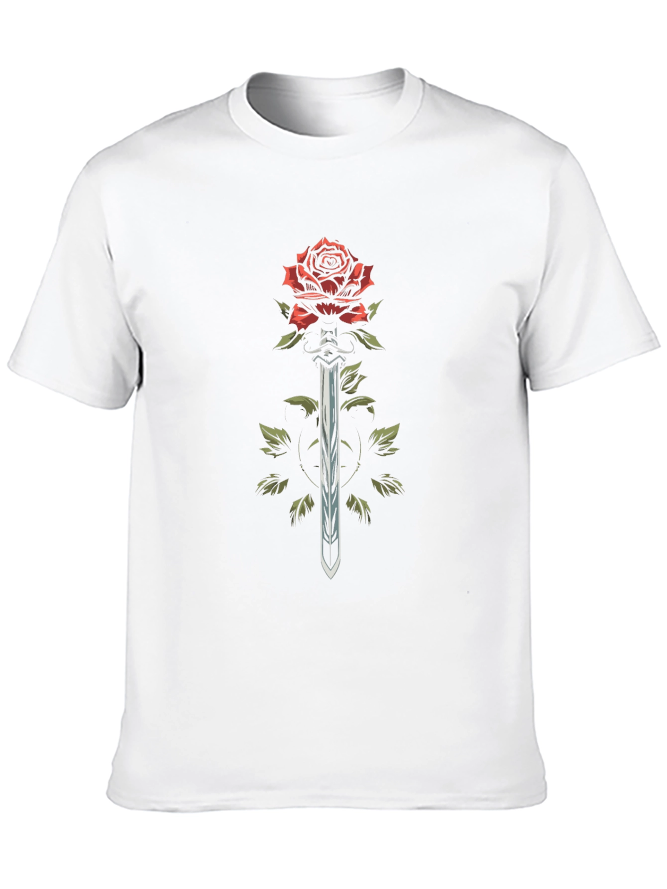 Rose and Sword Graphic T-Shirt