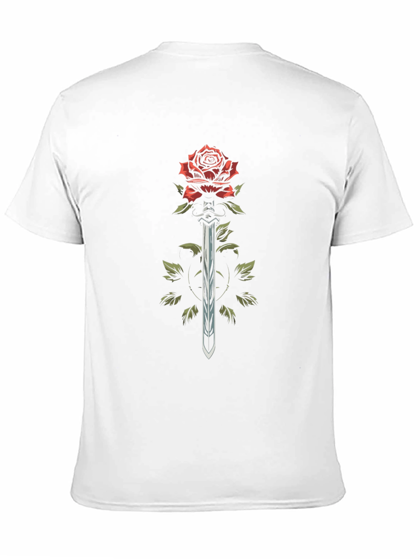 Rose and Sword Graphic T-Shirt