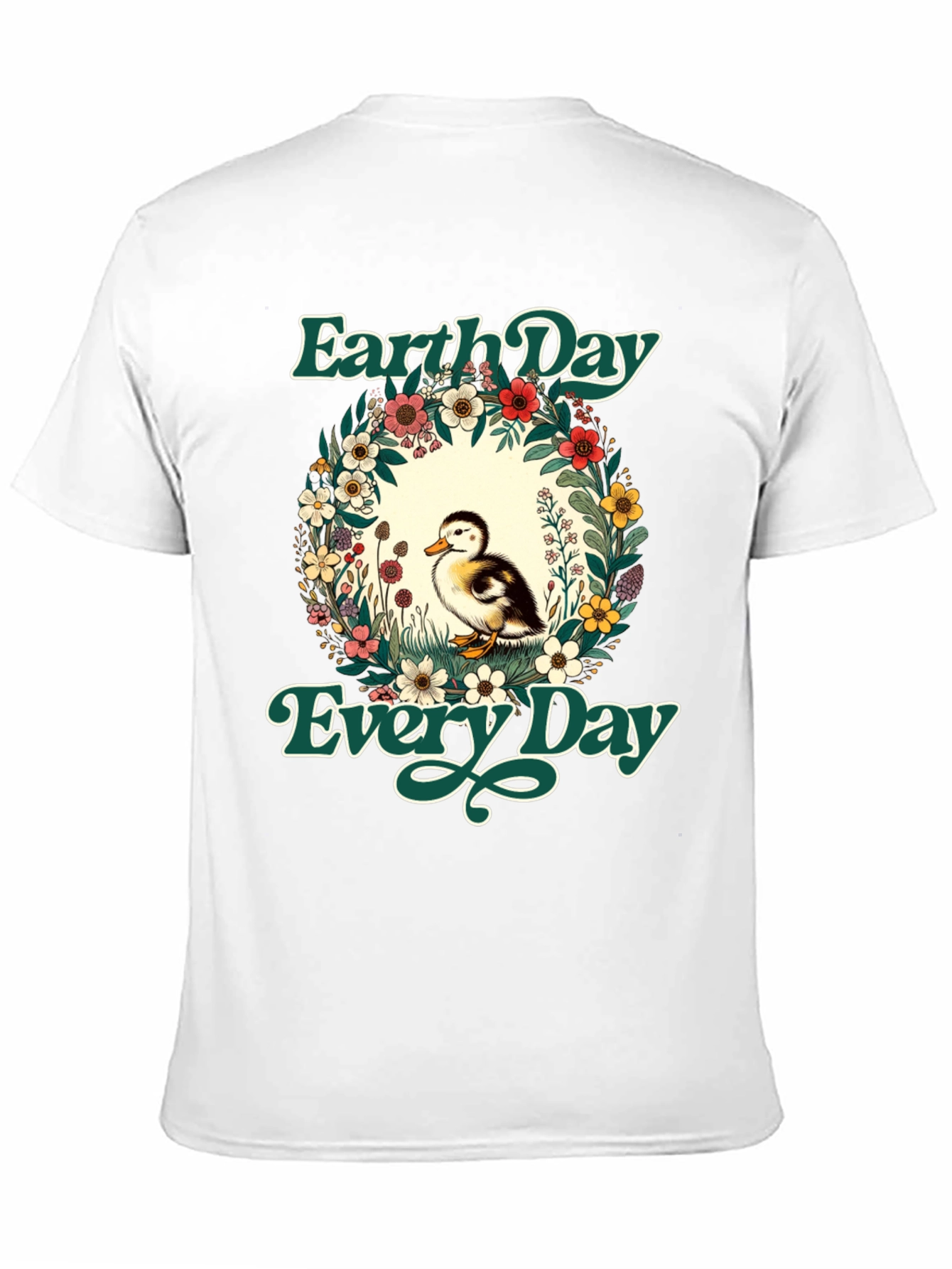 Earth Day Duckling Graphic T-Shirt