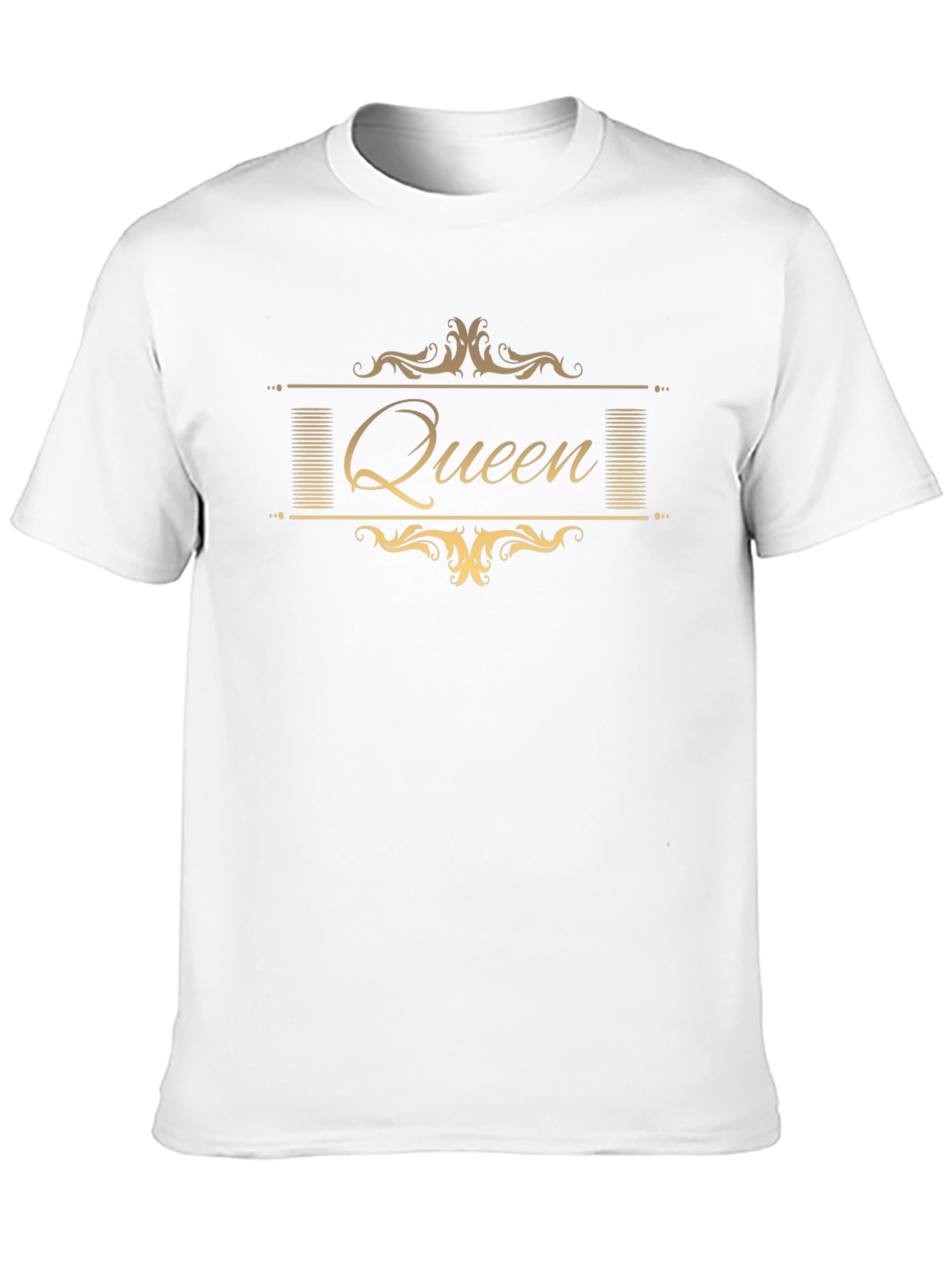 Queen Graphic Print Black T-Shirt
