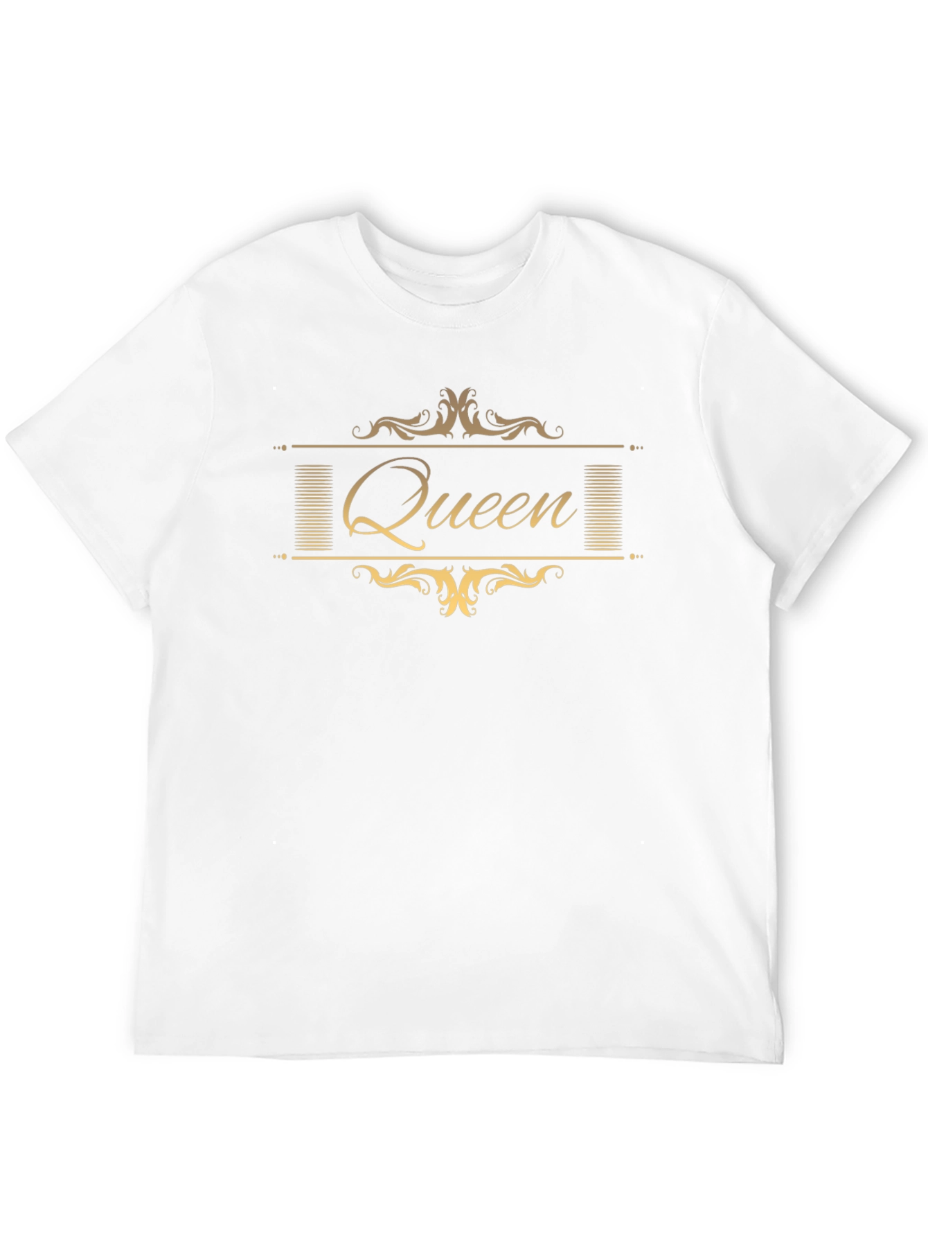 Queen Graphic Print Black T-Shirt