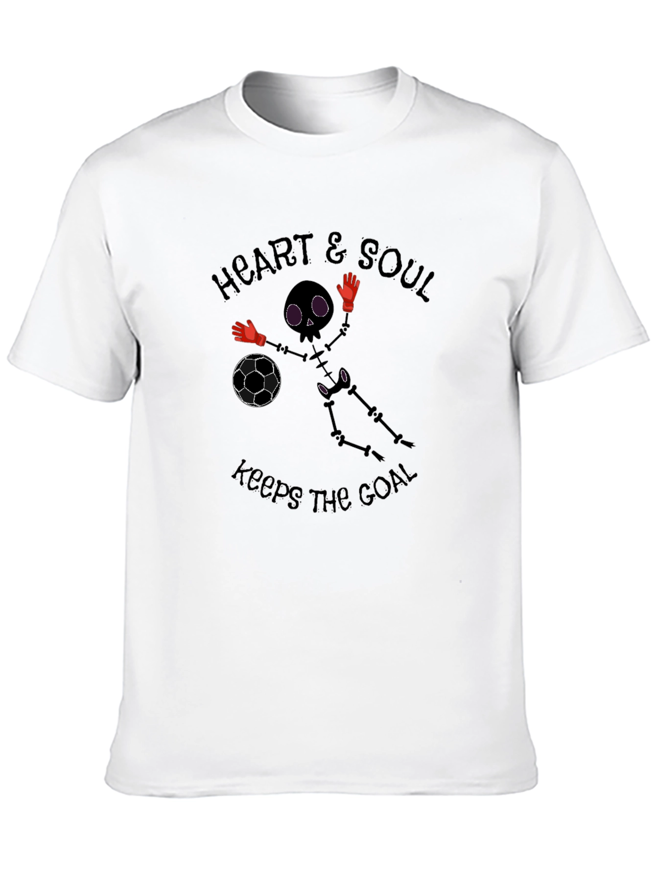 Heart & Soul Skeleton Goalie T-Shirt