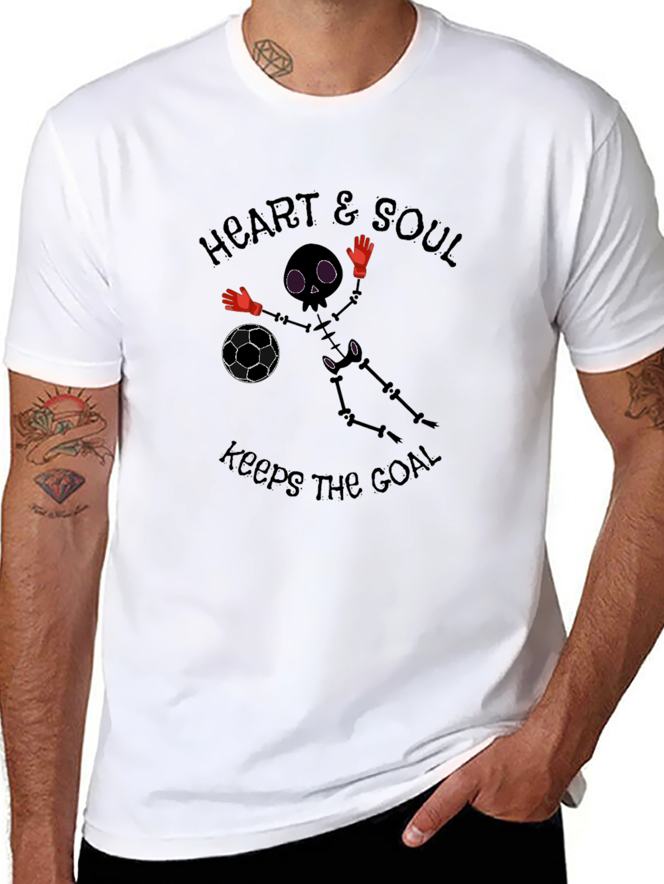 Heart & Soul Skeleton Goalie T-Shirt