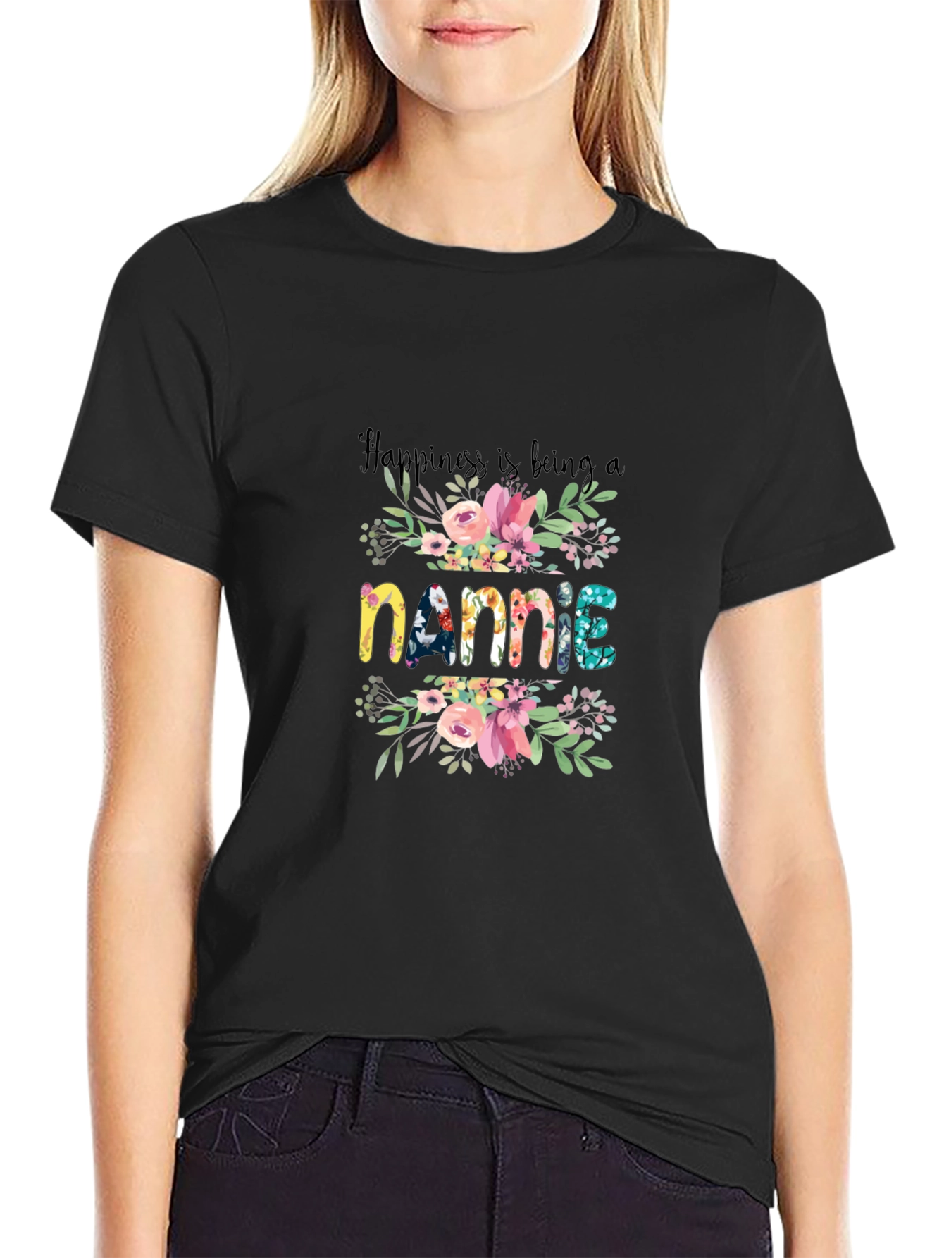 Floral Nannie Graphic T-Shirt