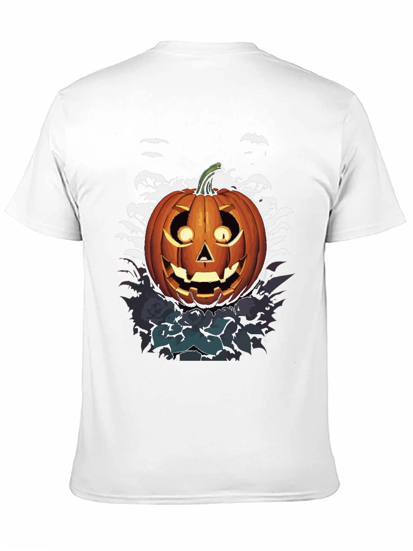 Halloween Pumpkin Graphic Tee - Spooky Season Shirt