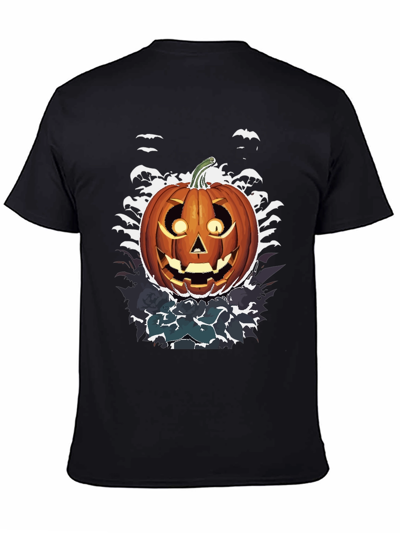 Halloween Pumpkin Graphic Tee - Spooky Season Shirt
