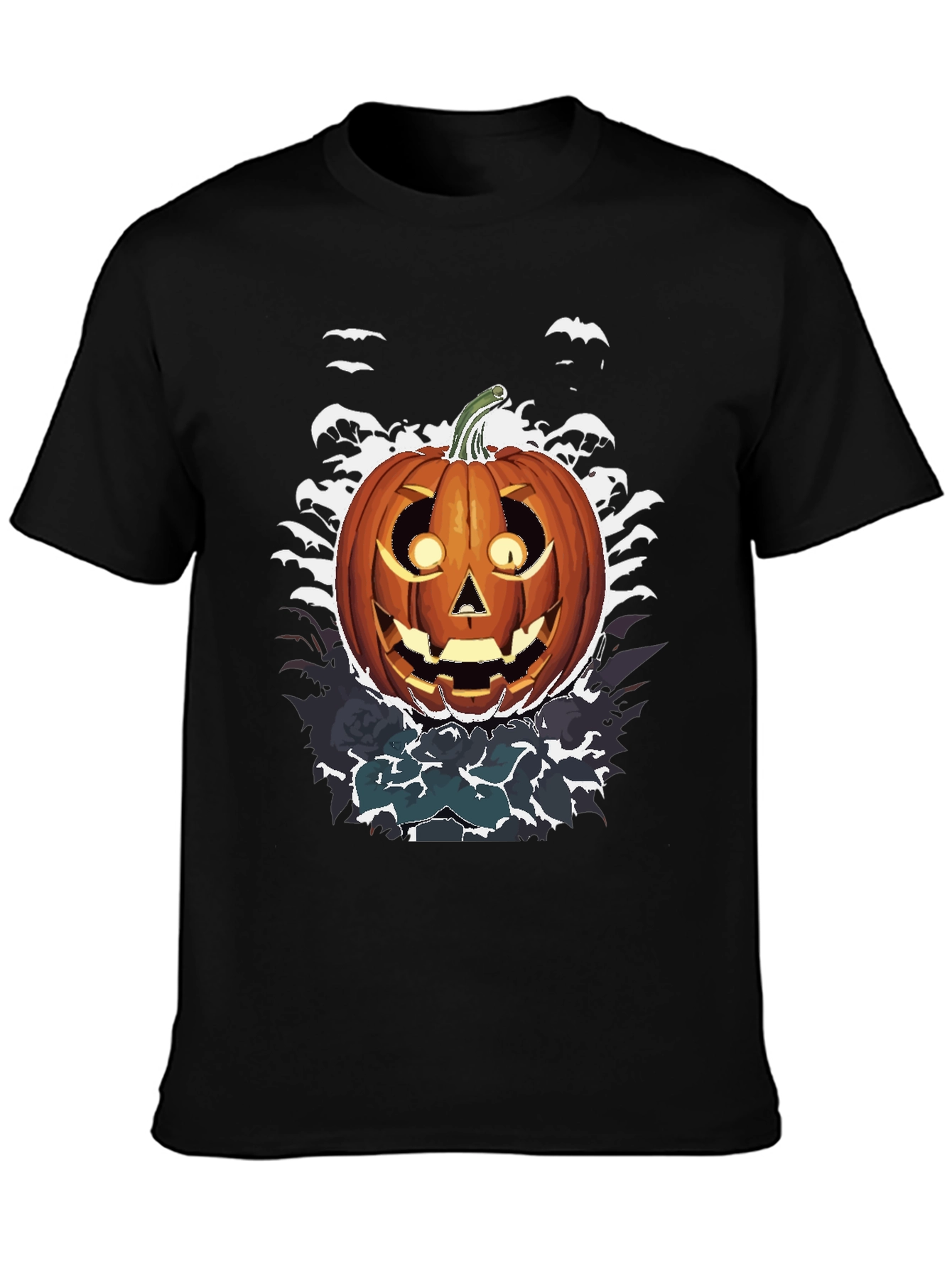 Halloween Pumpkin Graphic Tee - Spooky Season Shirt