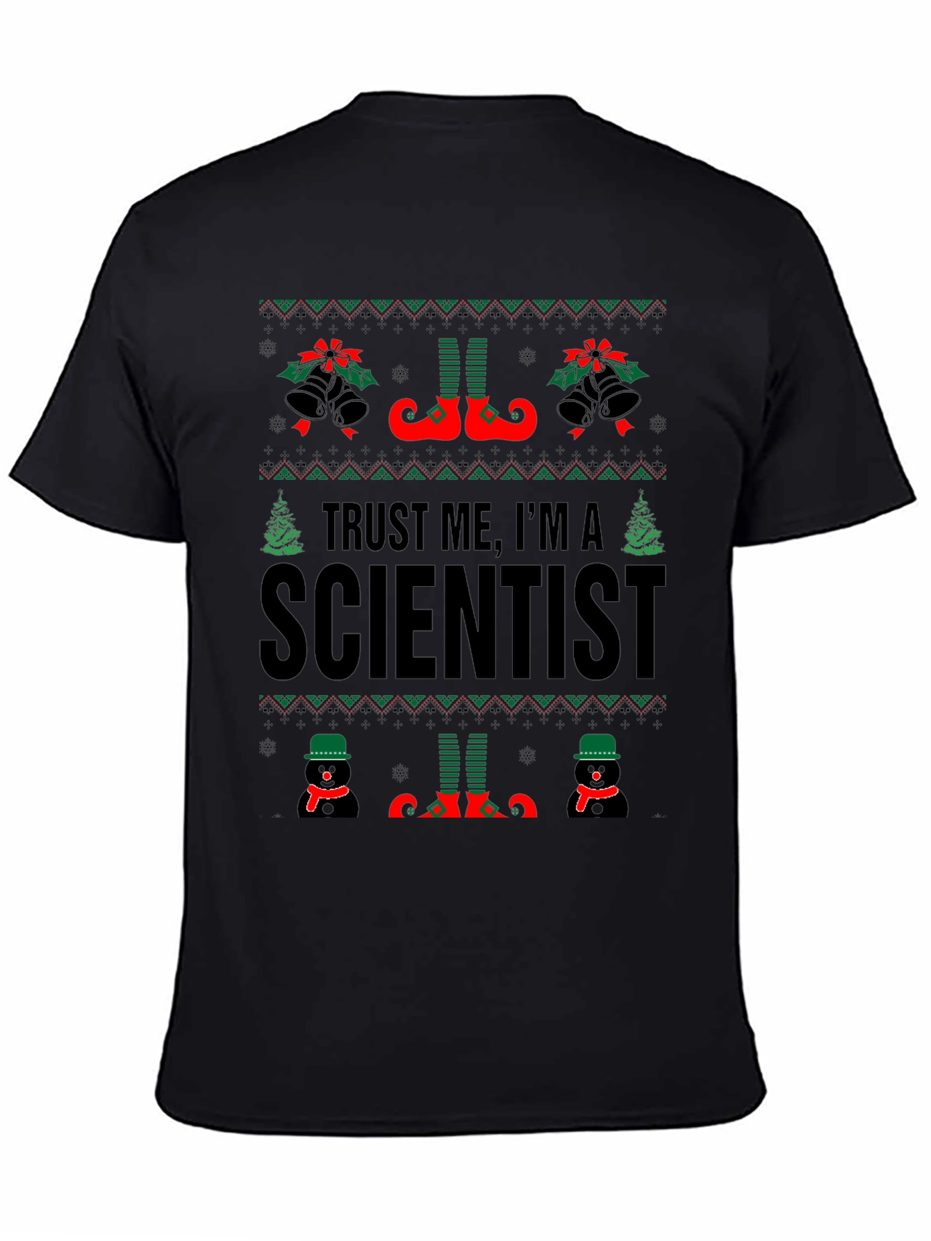 Trust Me Im A Scientist Christmas T-Shirt