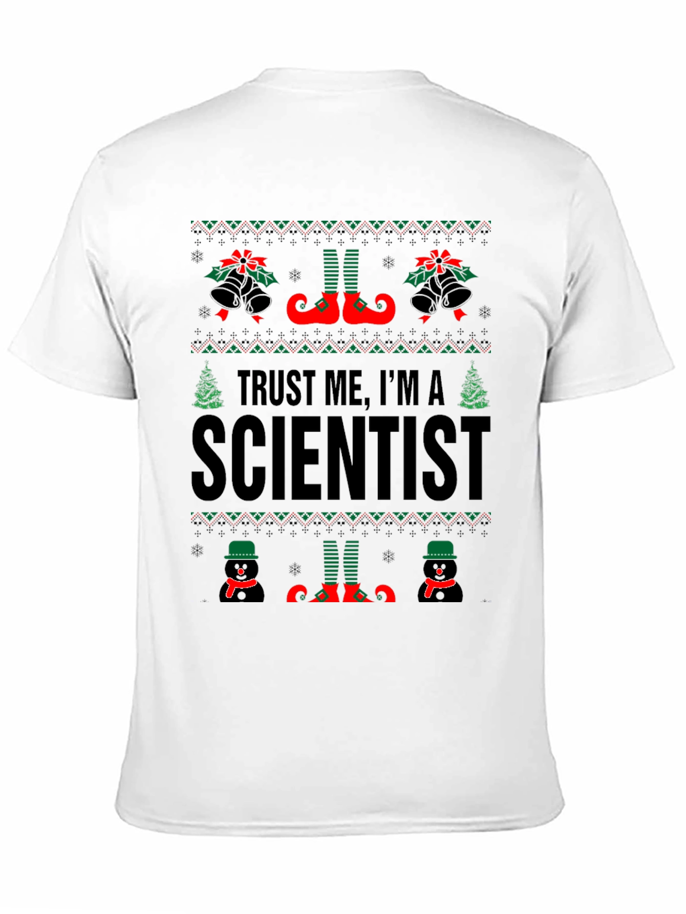 Trust Me Im A Scientist Christmas T-Shirt