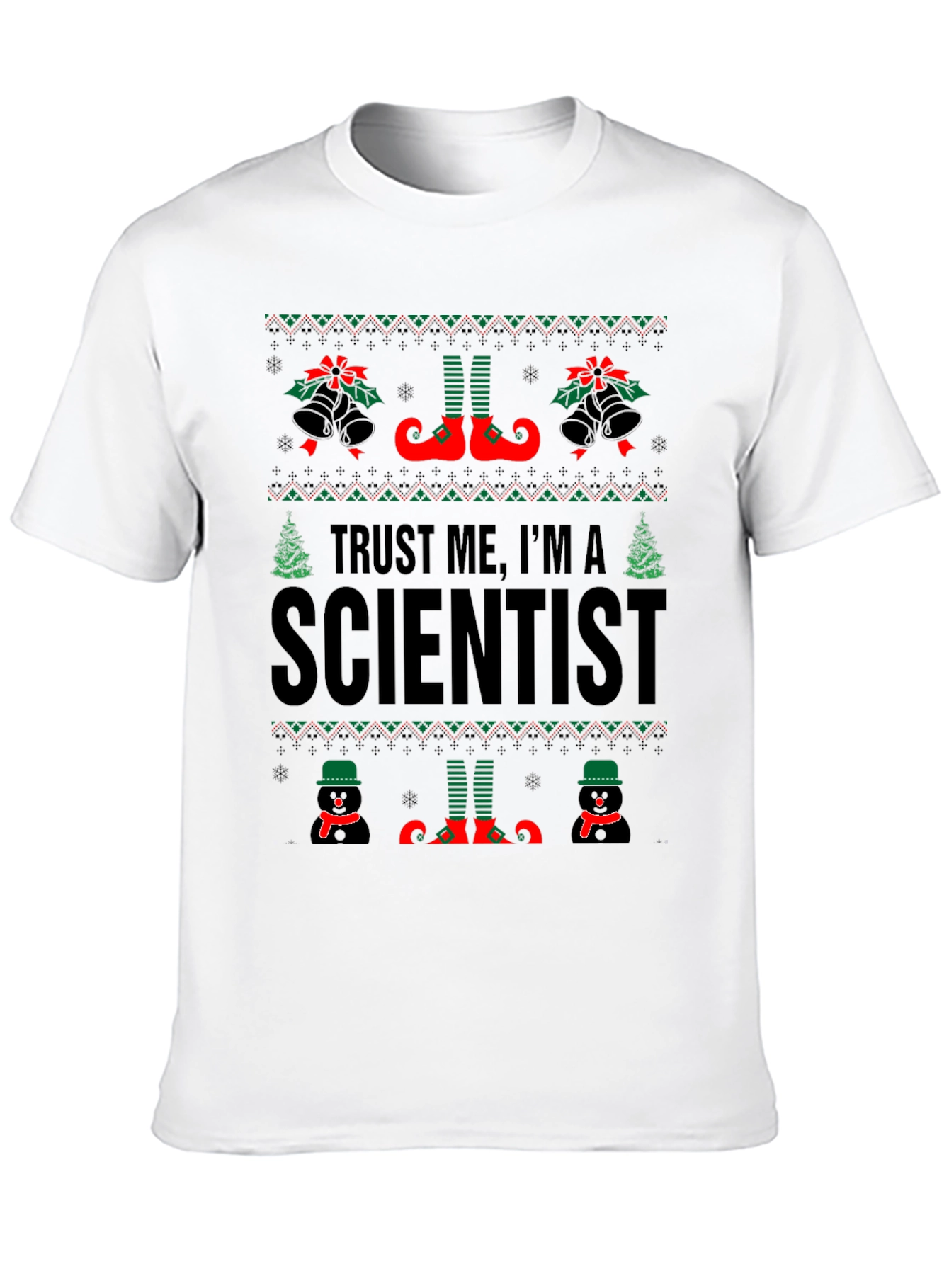Trust Me Im A Scientist Christmas T-Shirt