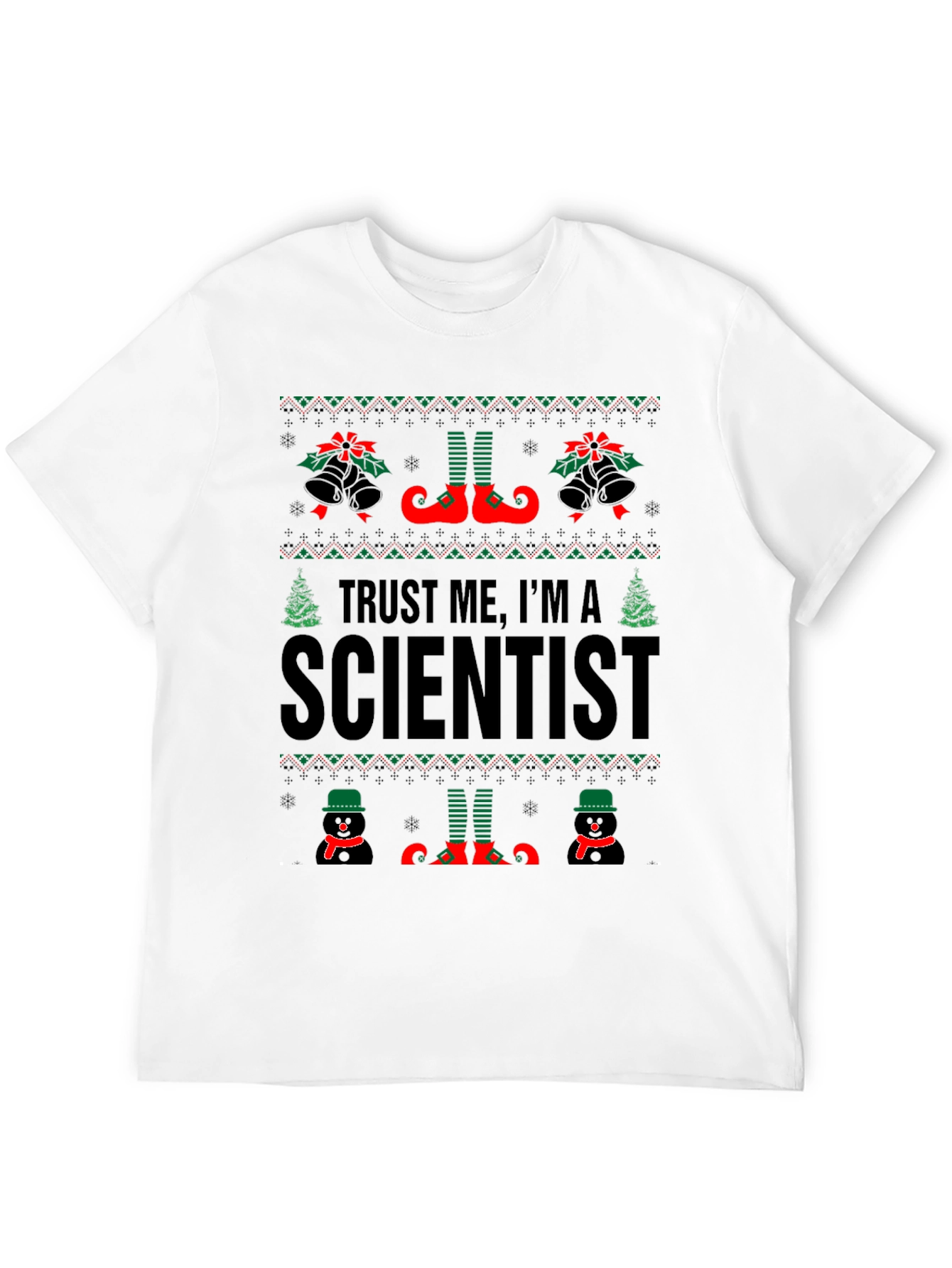 Trust Me Im A Scientist Christmas T-Shirt