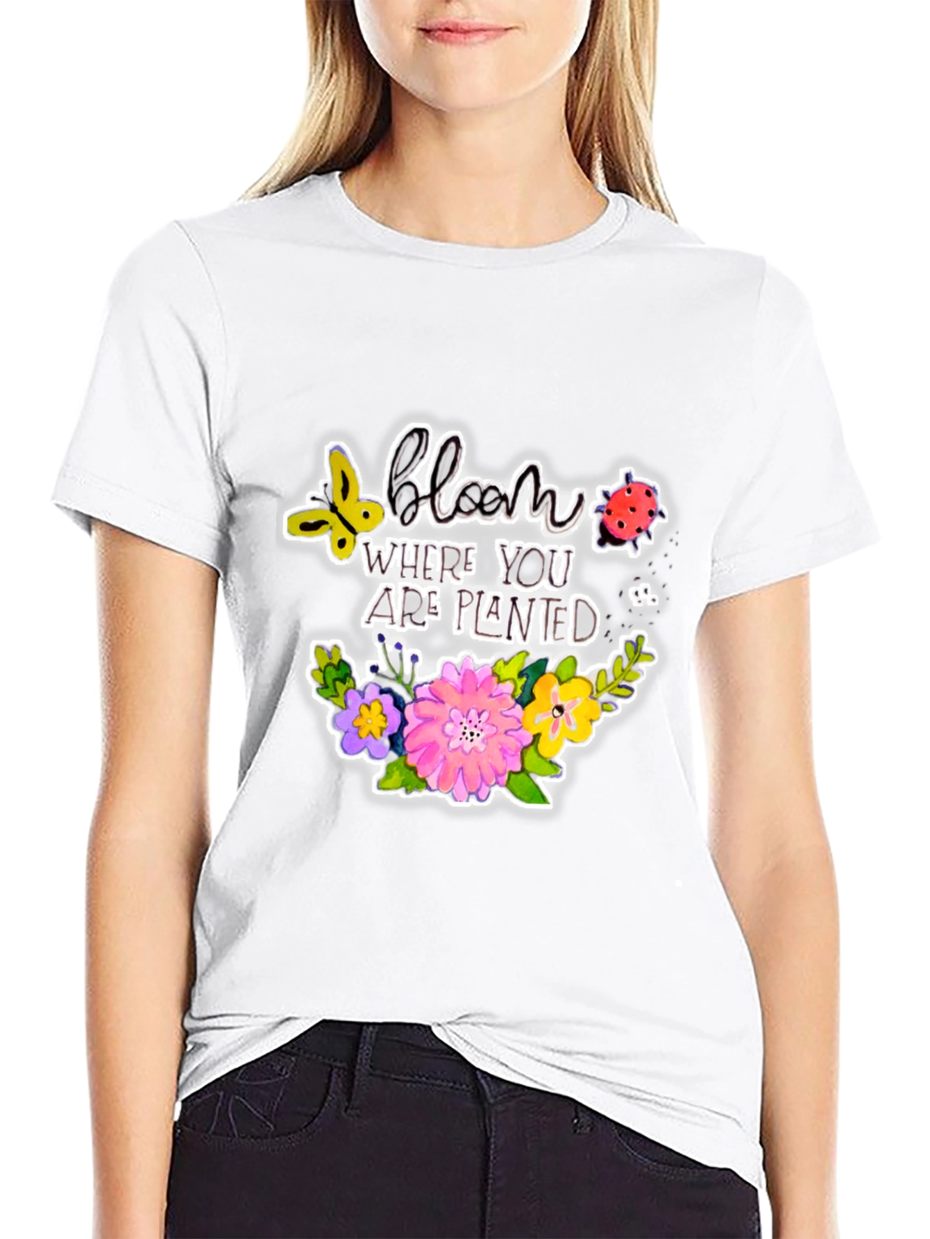 Bloom Where You Are Planted Graphic T-Shirt