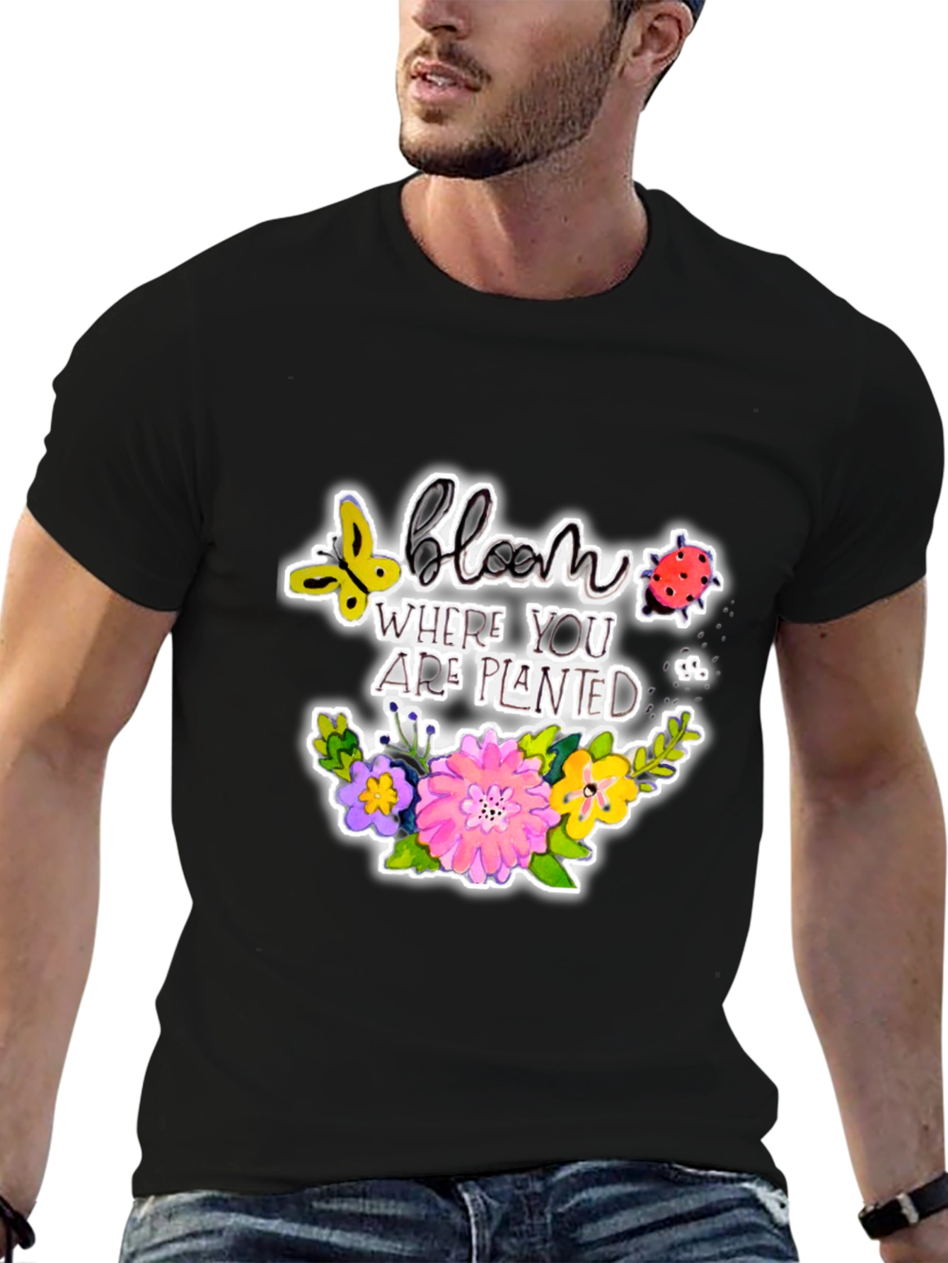 Bloom Where You Are Planted Graphic T-Shirt