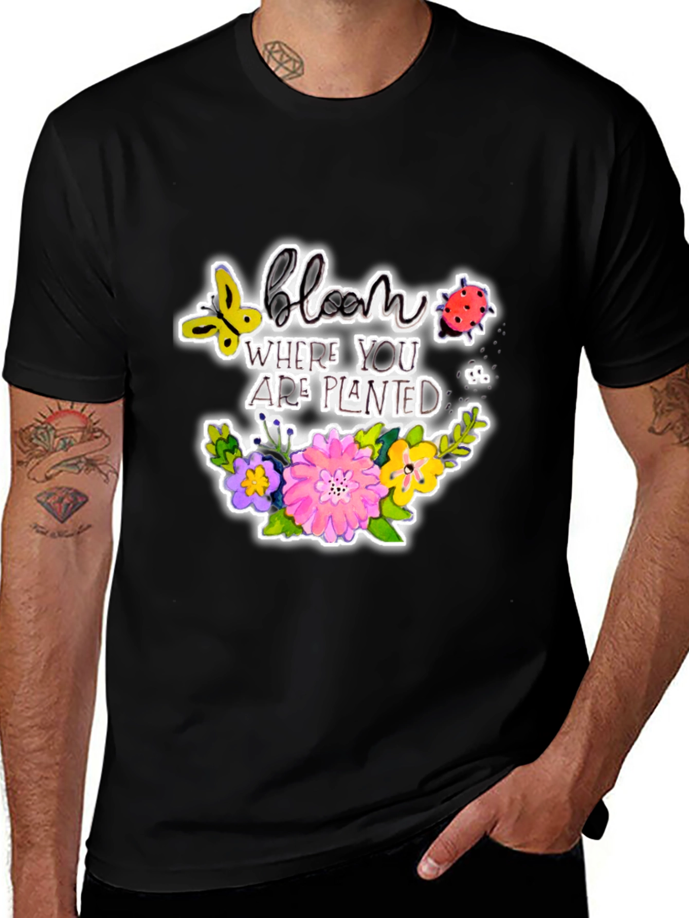 Bloom Where You Are Planted Graphic T-Shirt