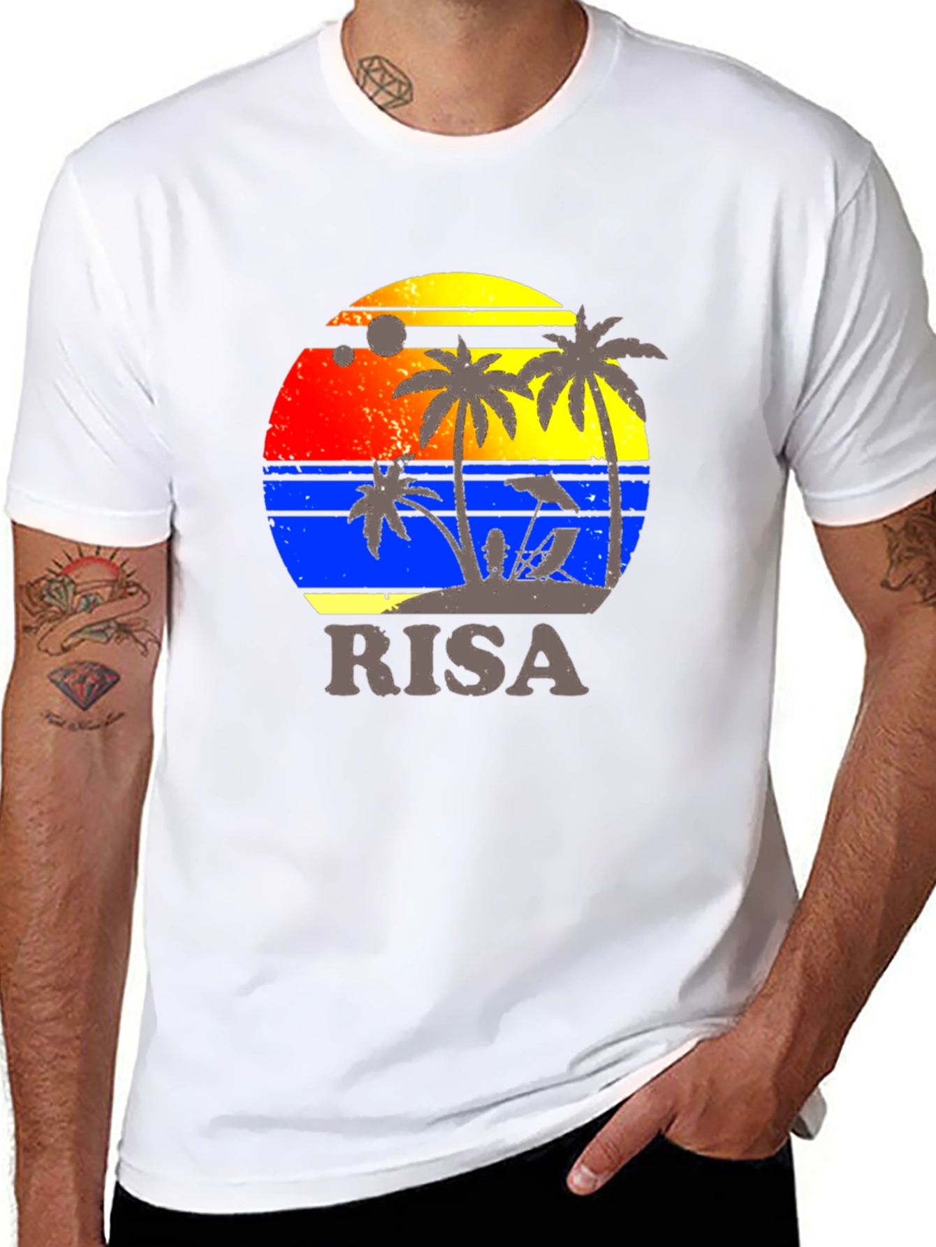 Risa Tropical Island Graphic T-Shirt