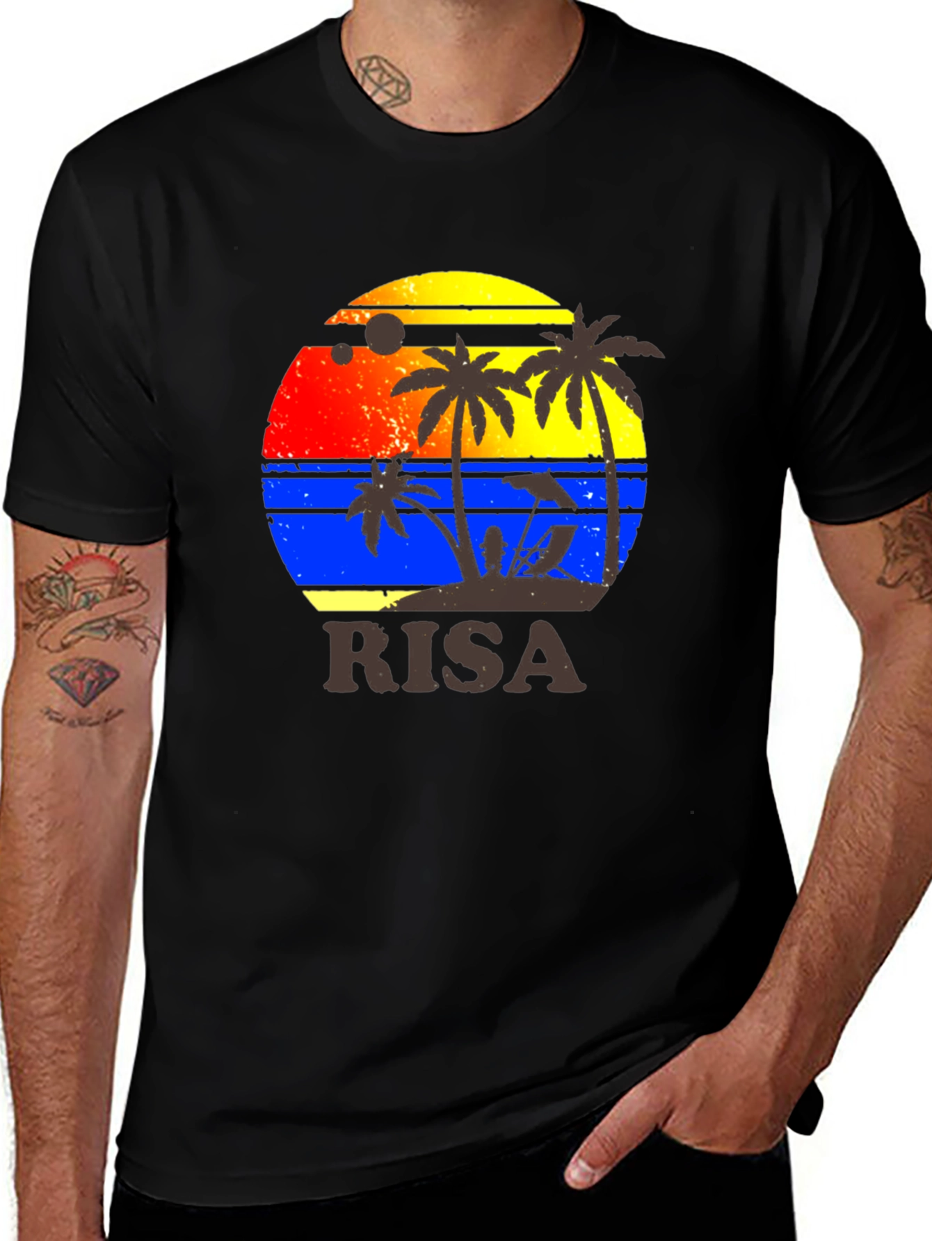 Risa Tropical Island Graphic T-Shirt