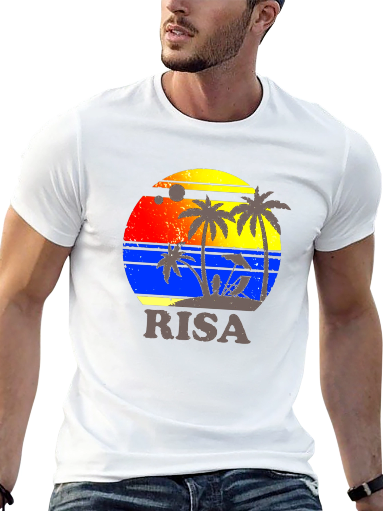 Risa Tropical Island Graphic T-Shirt