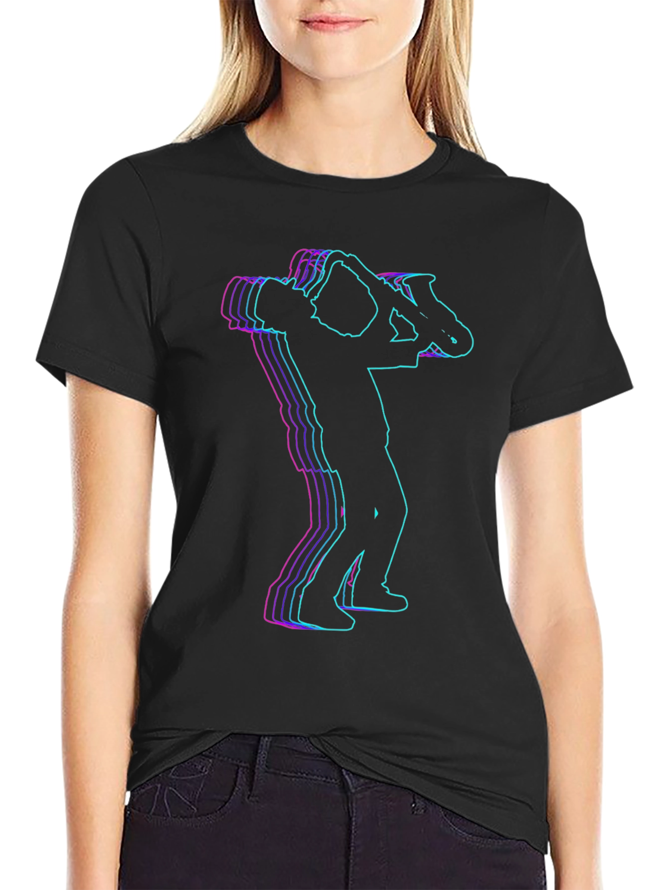 Saxophone Player T-Shirt - Stylish Music Lover Tee