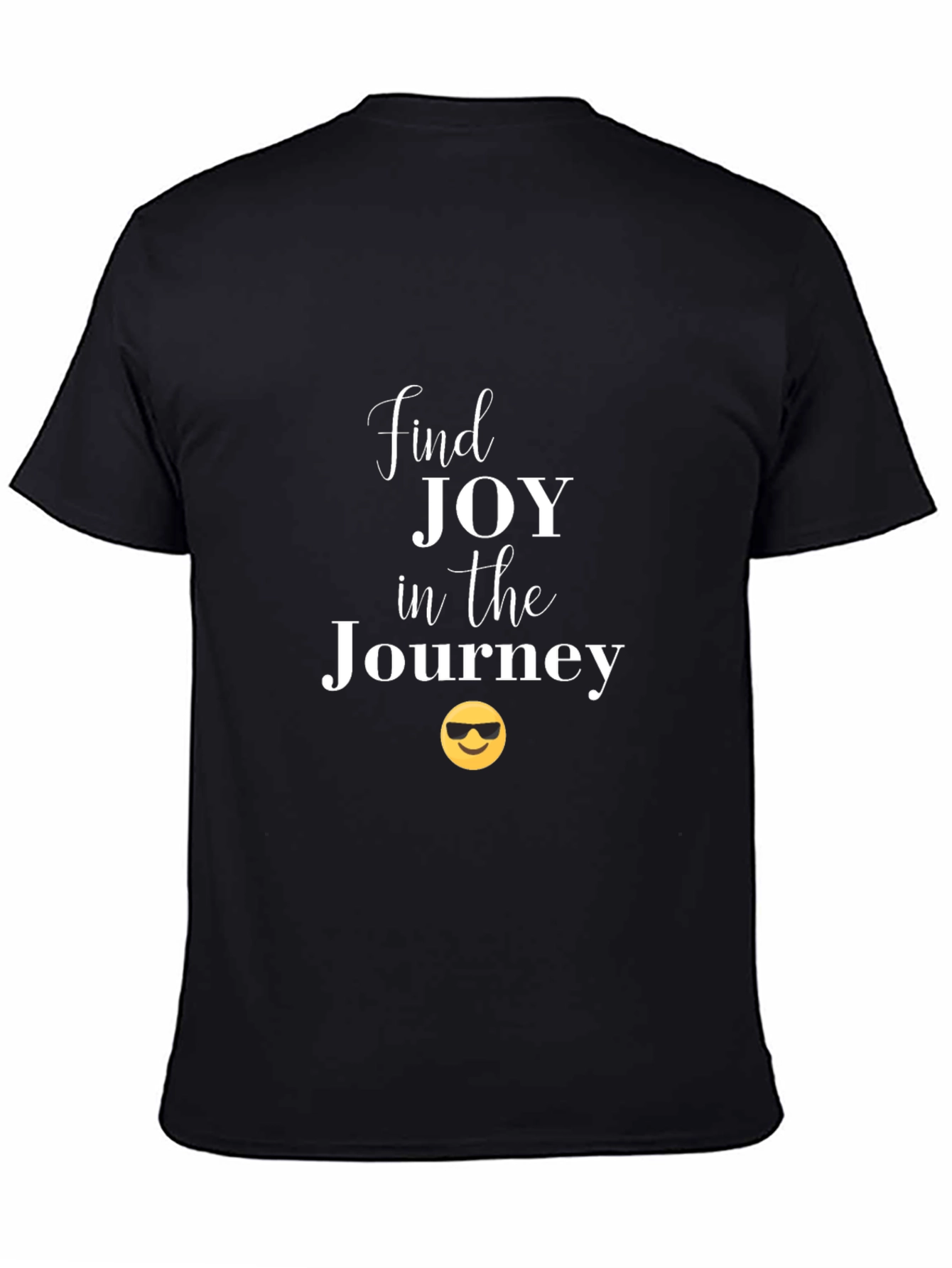 Joyful Journey Black T-Shirt