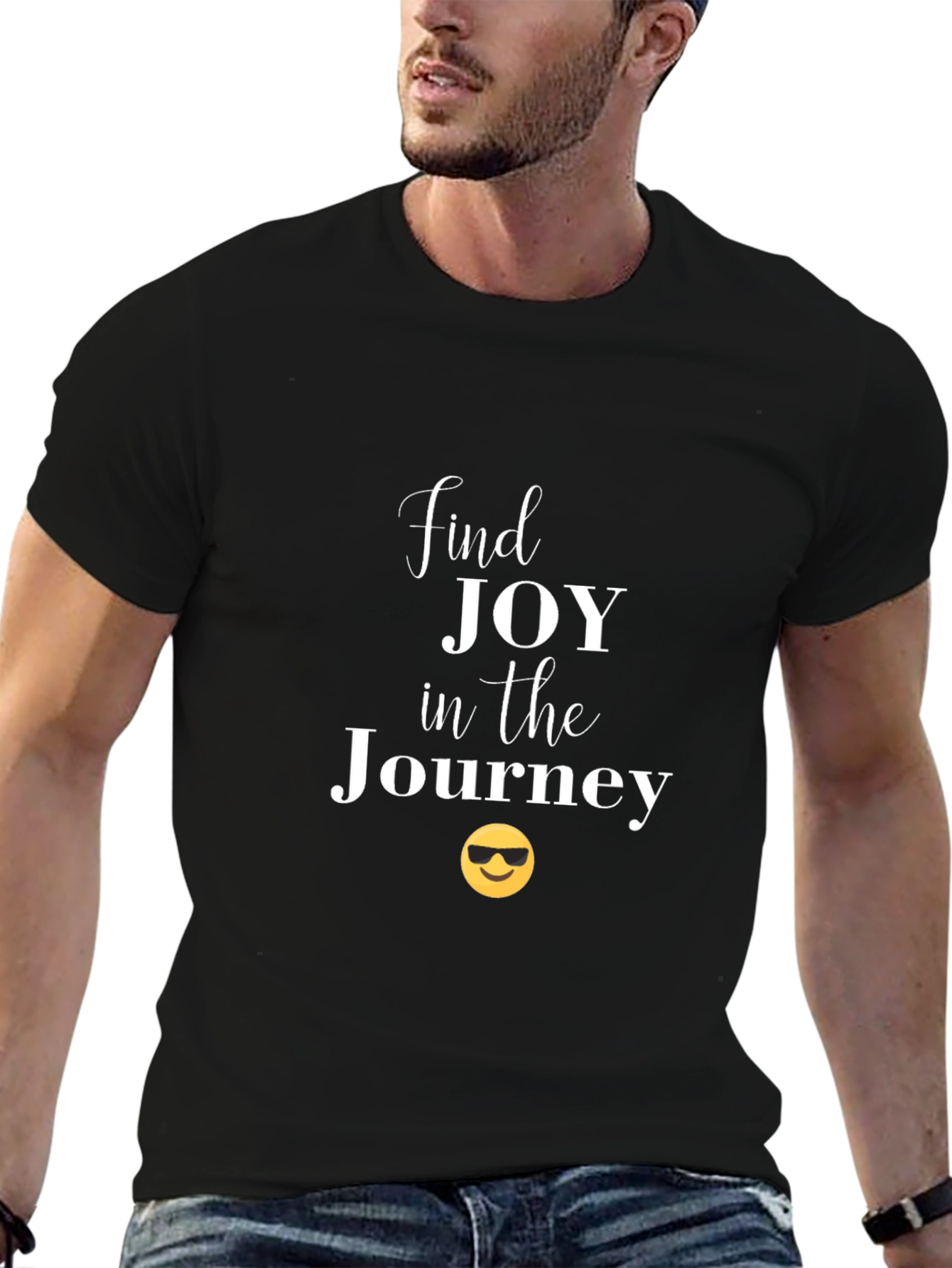 Joyful Journey Black T-Shirt