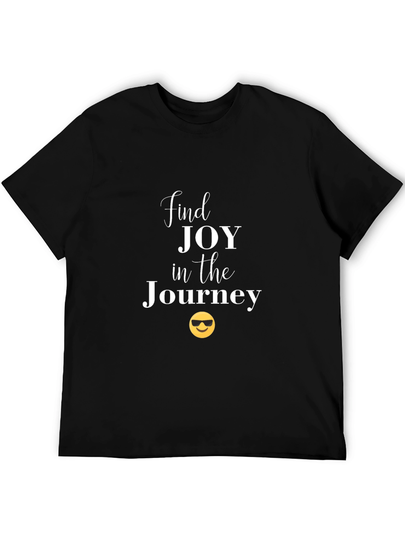 Joyful Journey Black T-Shirt