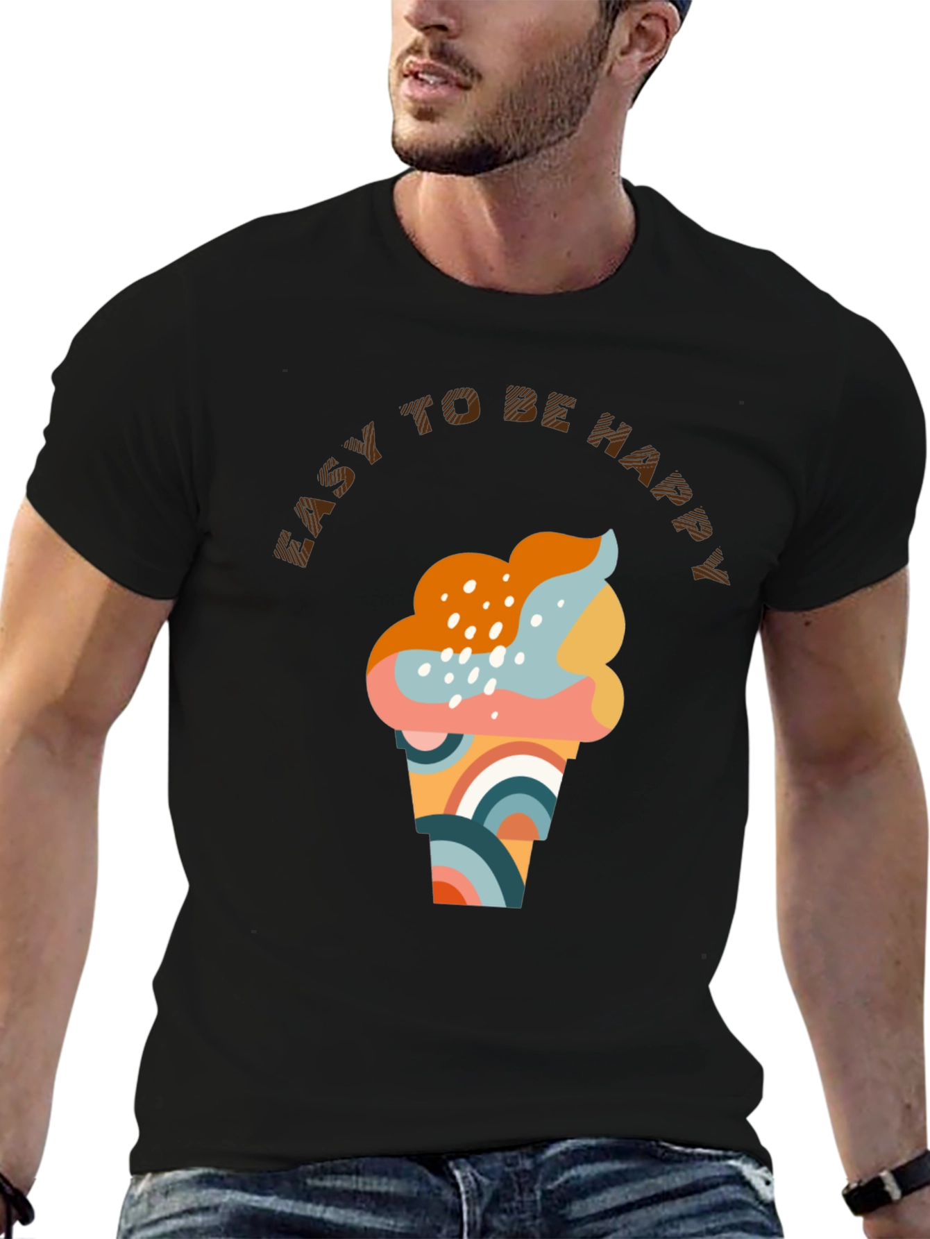 Easy To Be Happy Graphic Tee