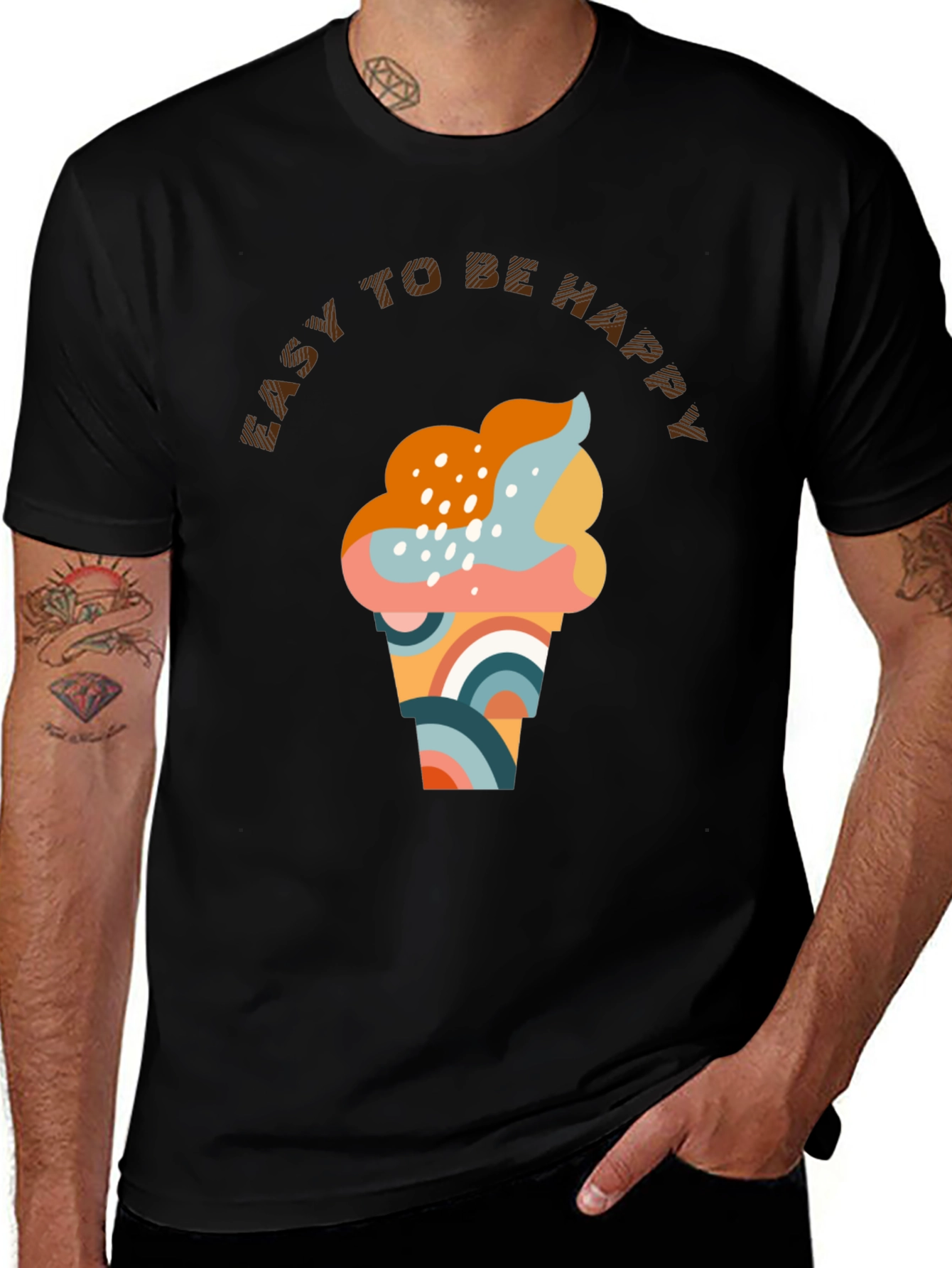 Easy To Be Happy Graphic Tee