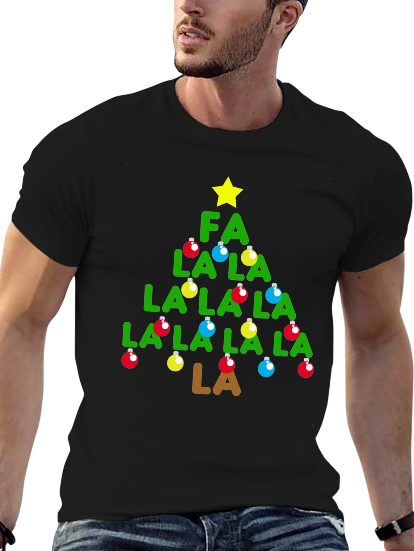Fa La La Christmas Tree T-Shirt