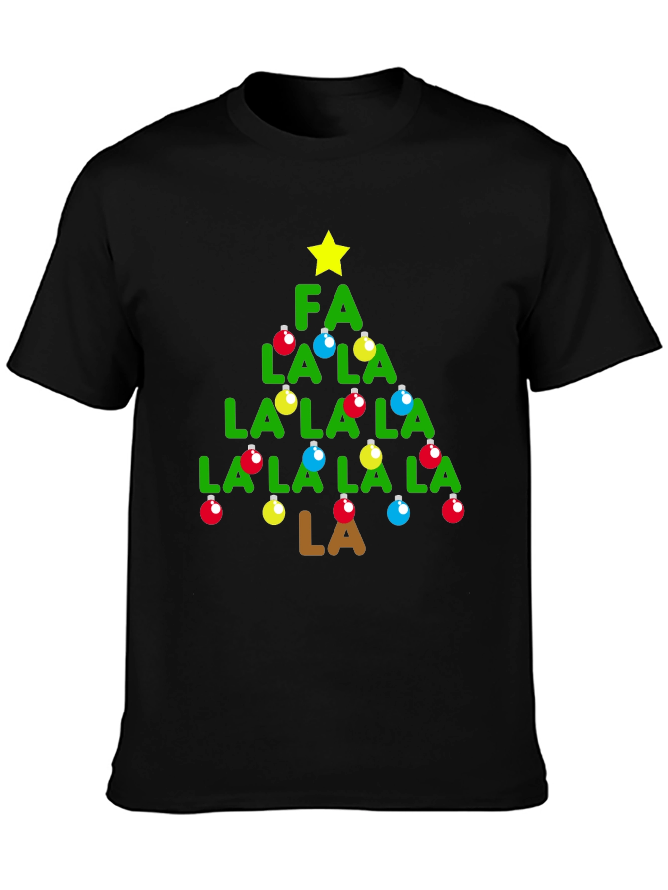 Fa La La Christmas Tree T-Shirt