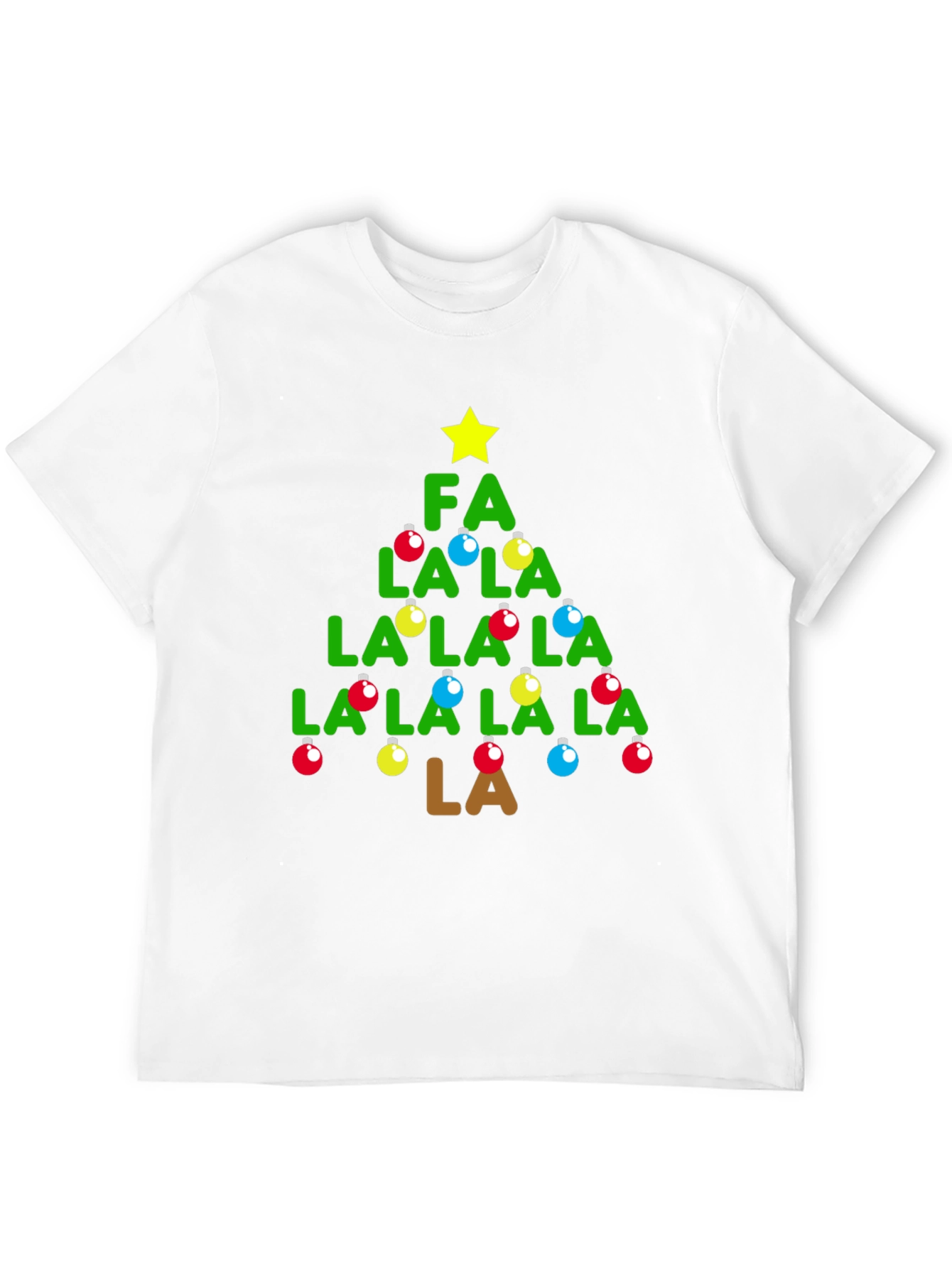 Fa La La Christmas Tree T-Shirt