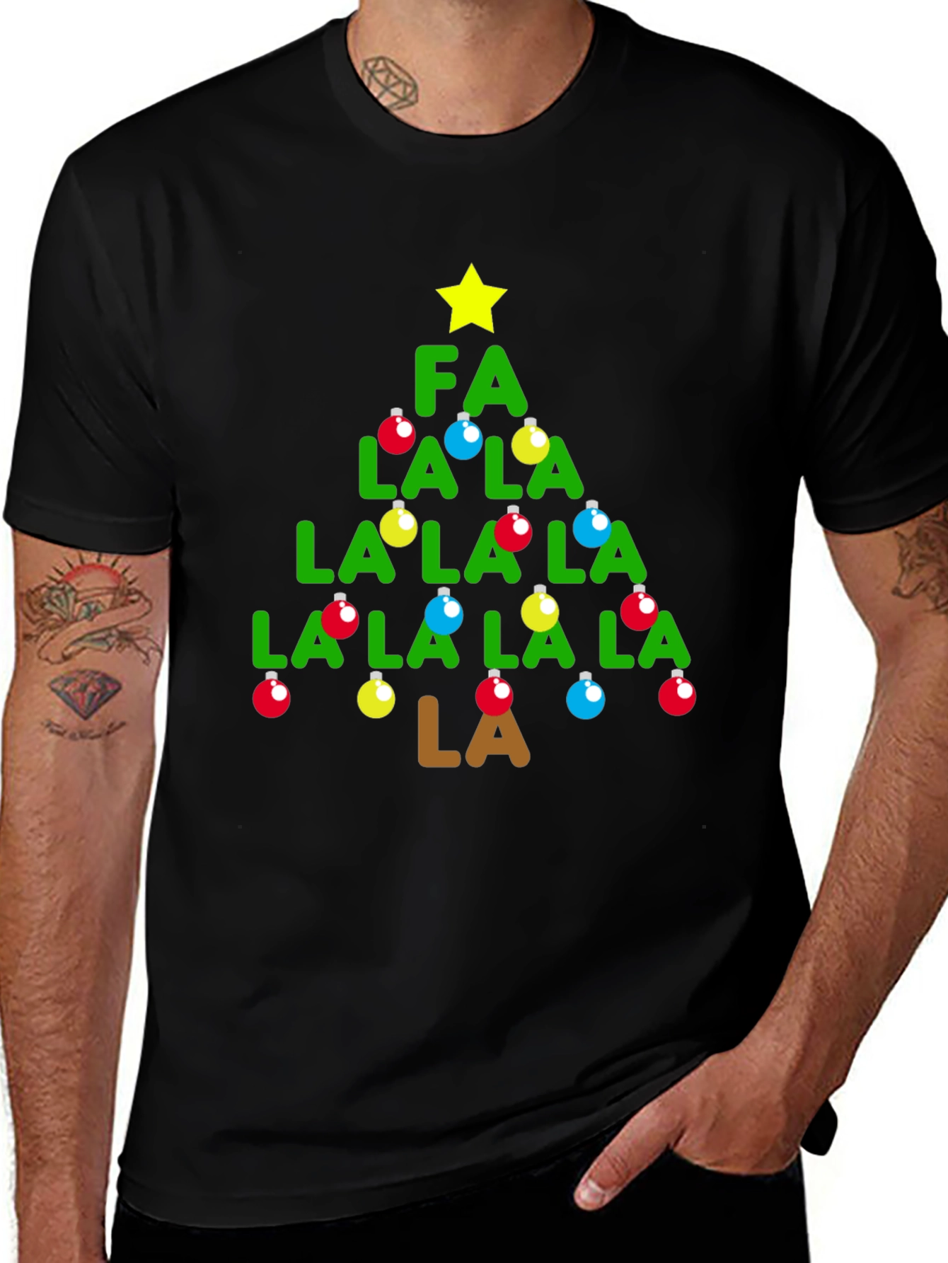 Fa La La Christmas Tree T-Shirt