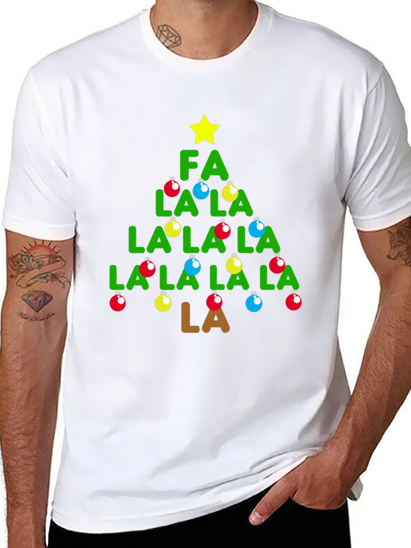 Fa La La Christmas Tree T-Shirt