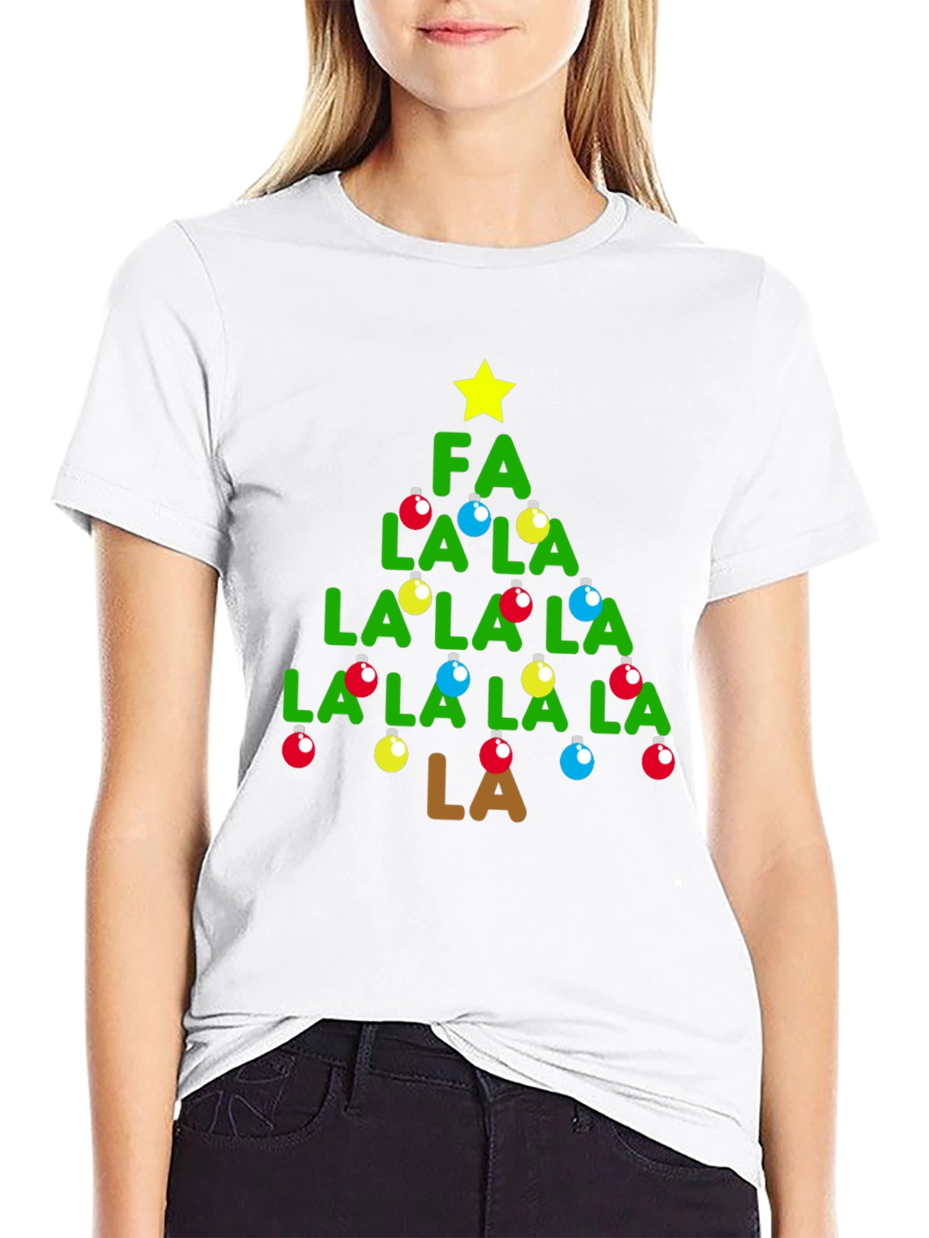 Fa La La Christmas Tree T-Shirt