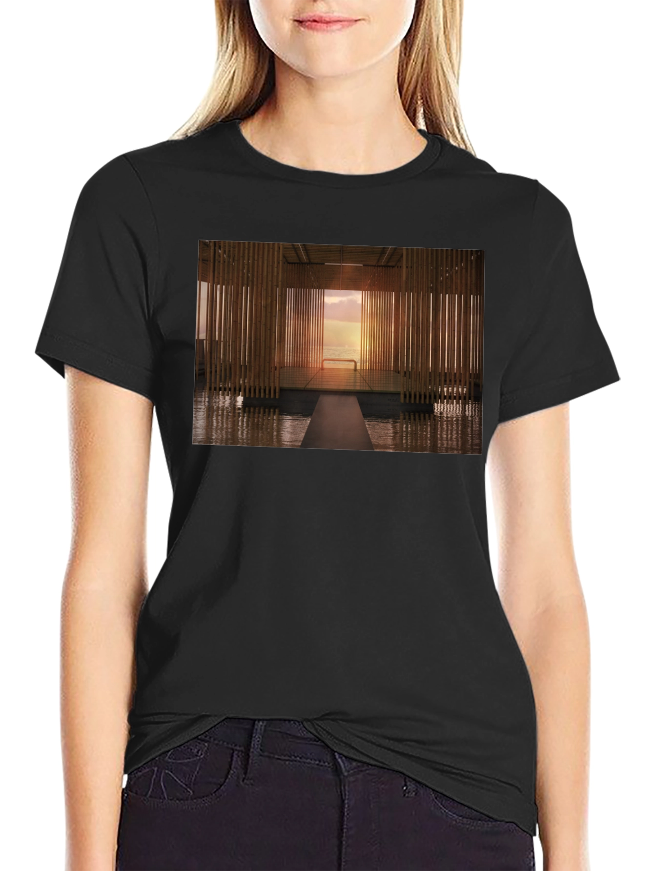 Modern Zen Architectural T-Shirt