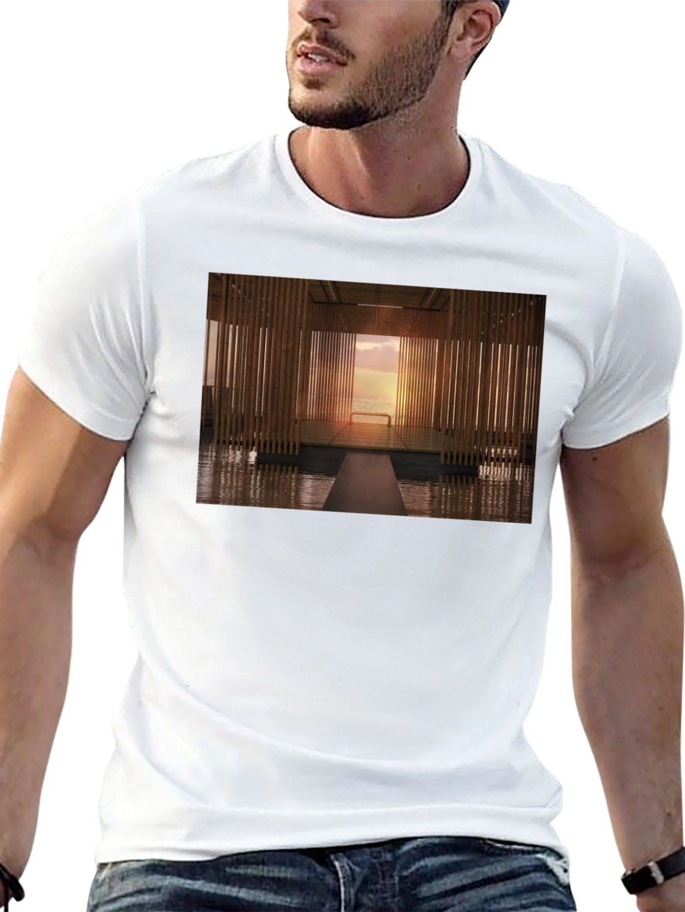 Modern Zen Architectural T-Shirt