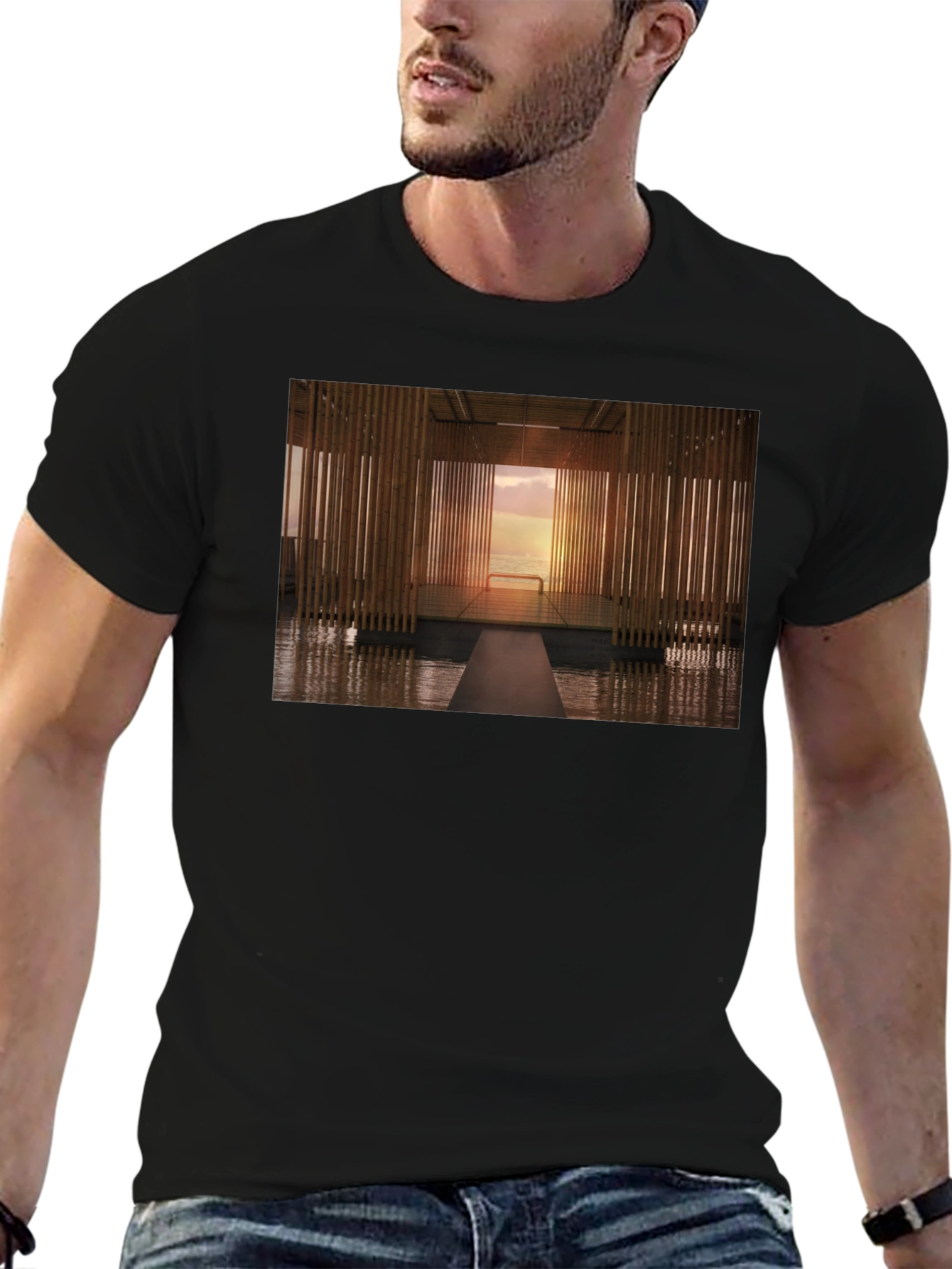 Modern Zen Architectural T-Shirt