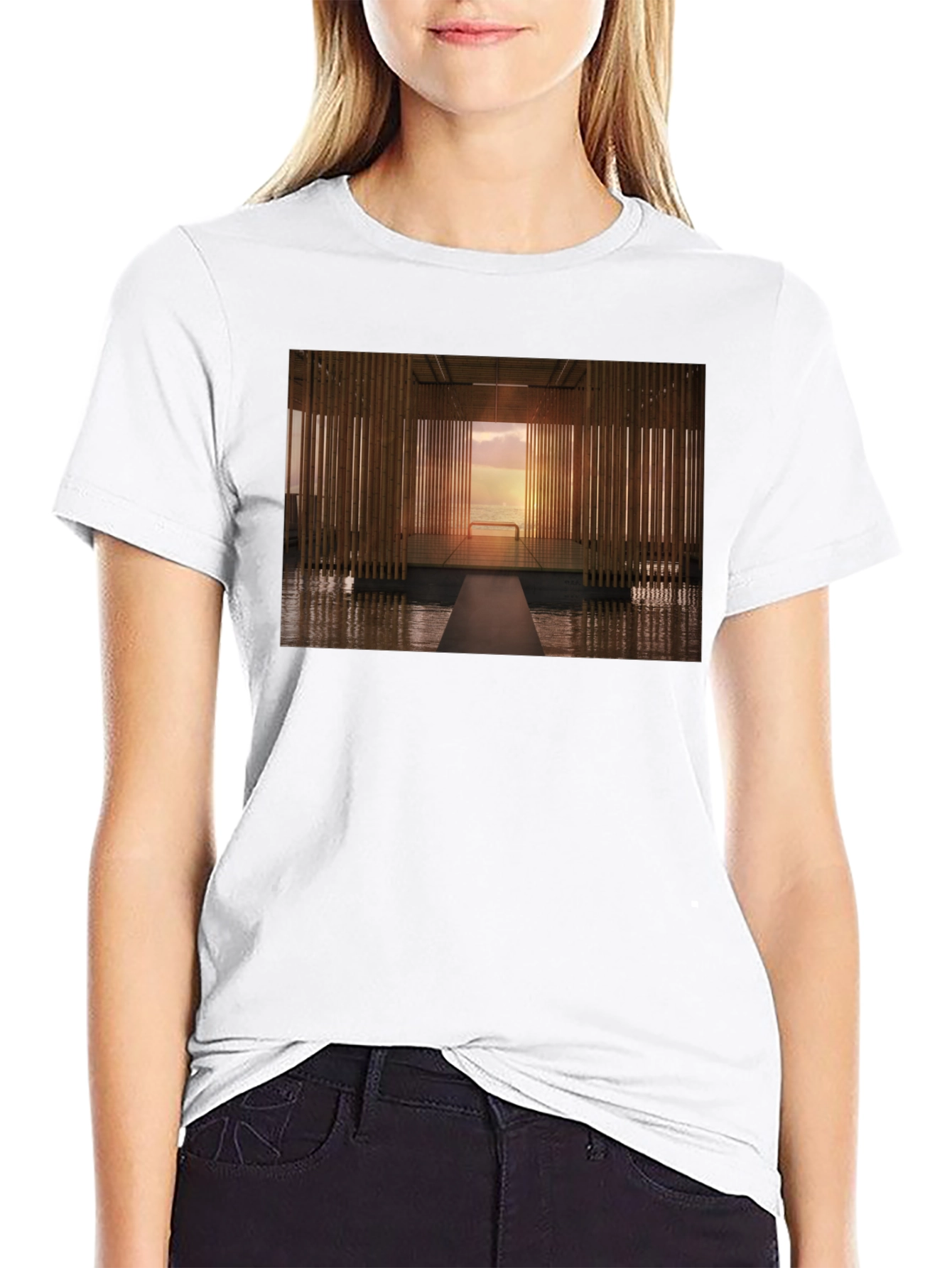 Modern Zen Architectural T-Shirt