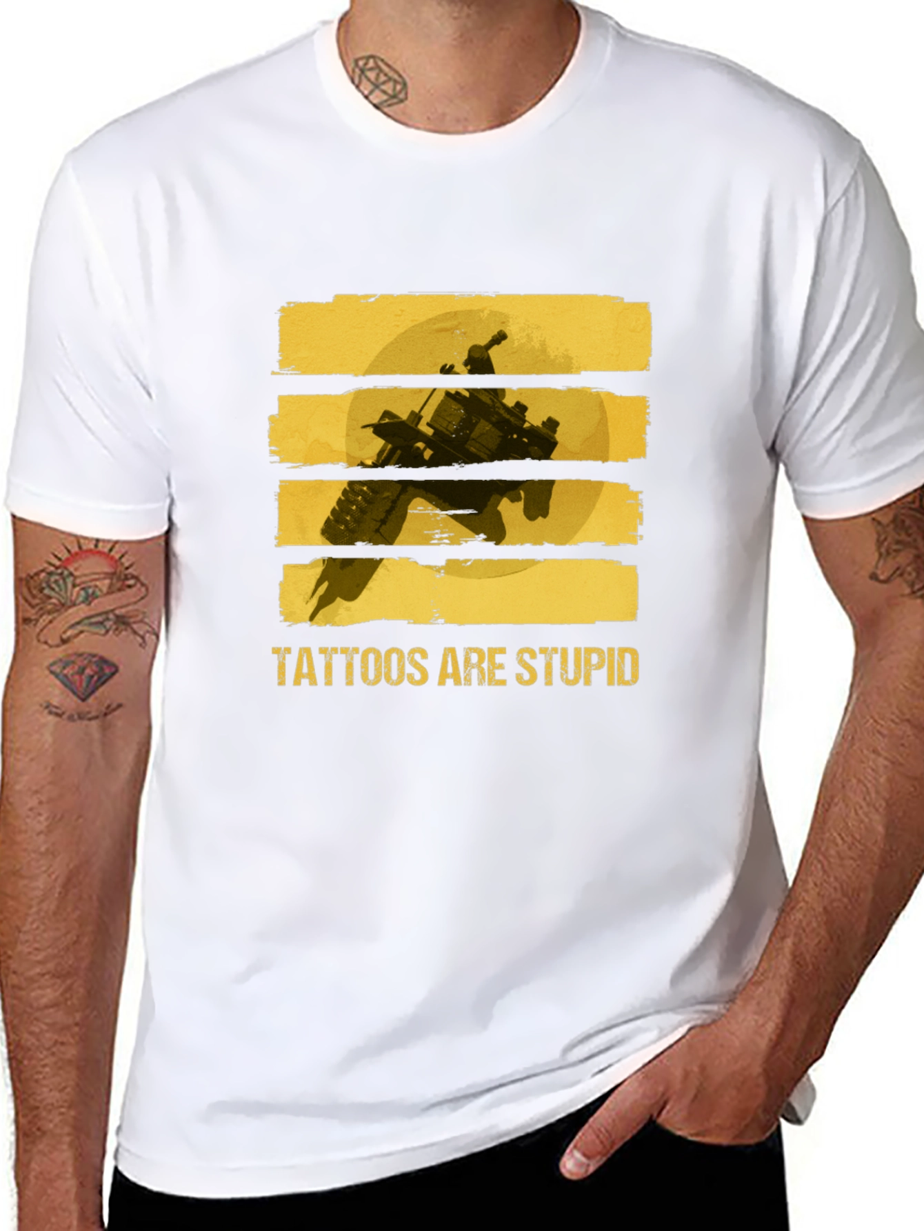 Tattoos Are Stupid Graphic Tee