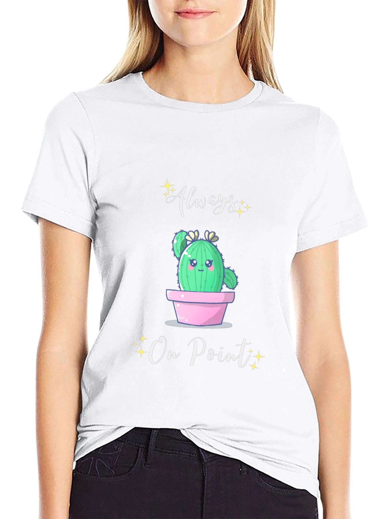 Always On Point Cactus Graphic Tee