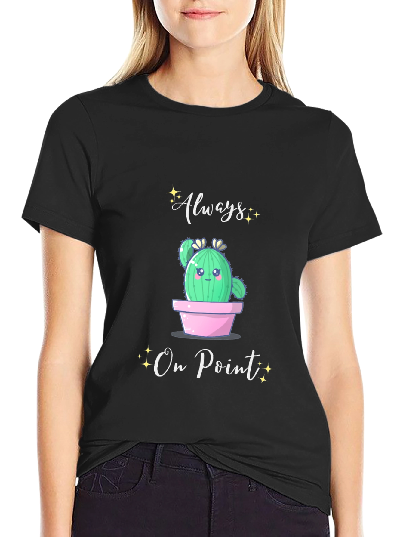 Always On Point Cactus Graphic Tee