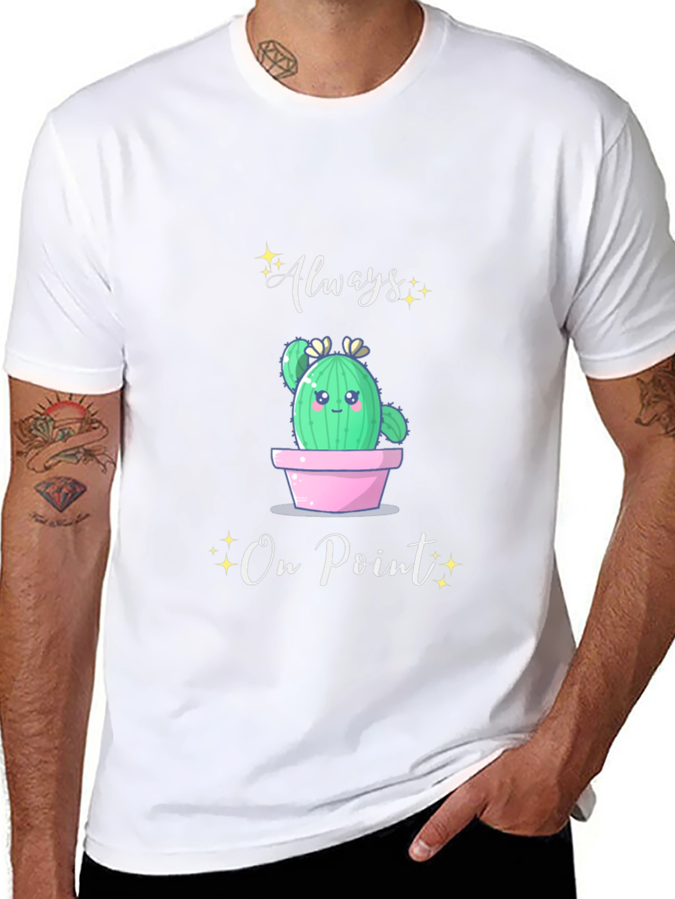 Always On Point Cactus Graphic Tee