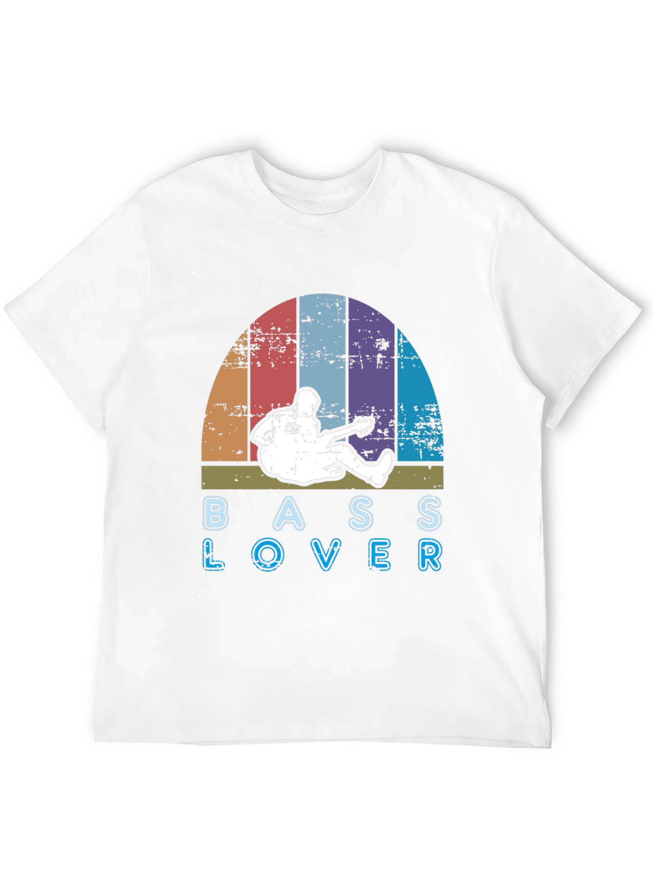 Bass Lover Retro Graphic T-Shirt