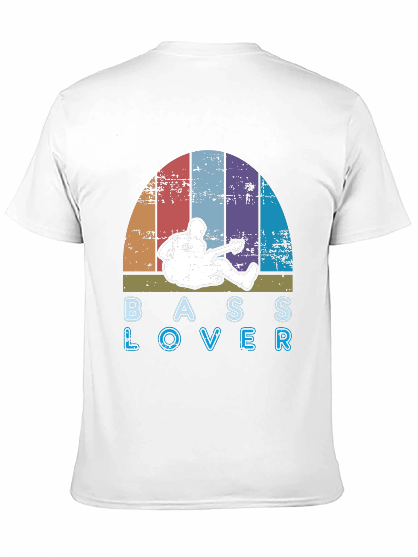 Bass Lover Retro Graphic T-Shirt