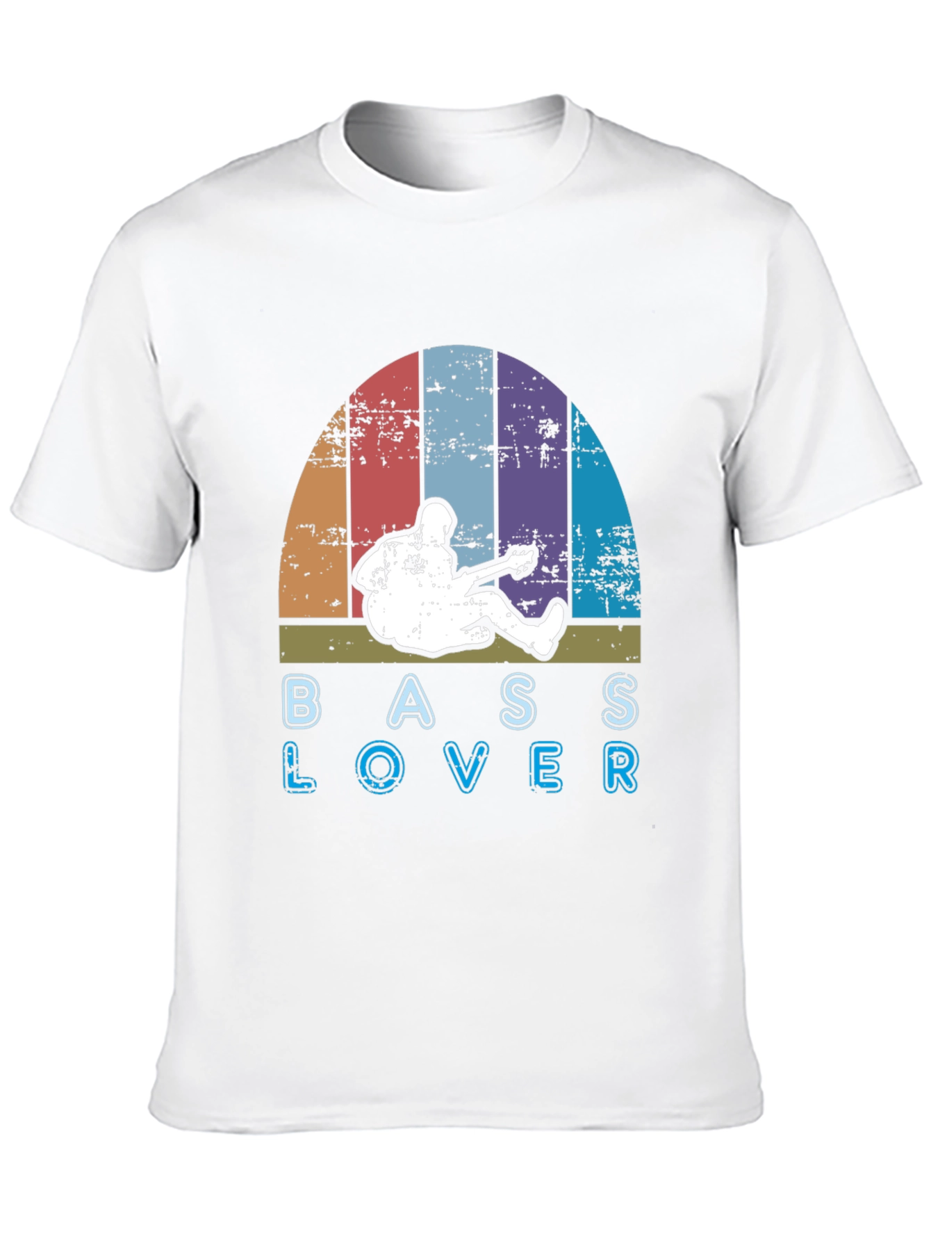Bass Lover Retro Graphic T-Shirt