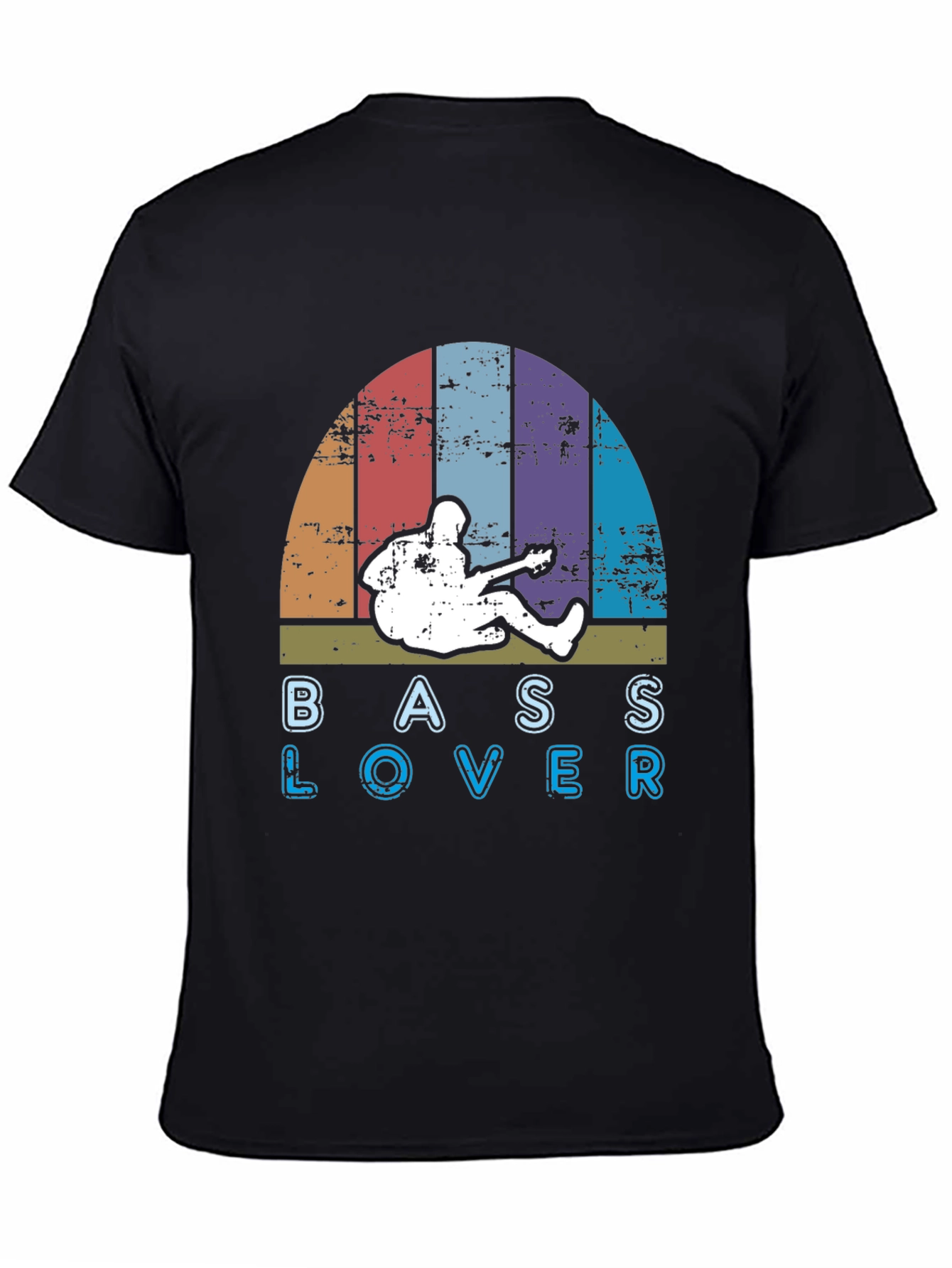 Bass Lover Retro Graphic T-Shirt