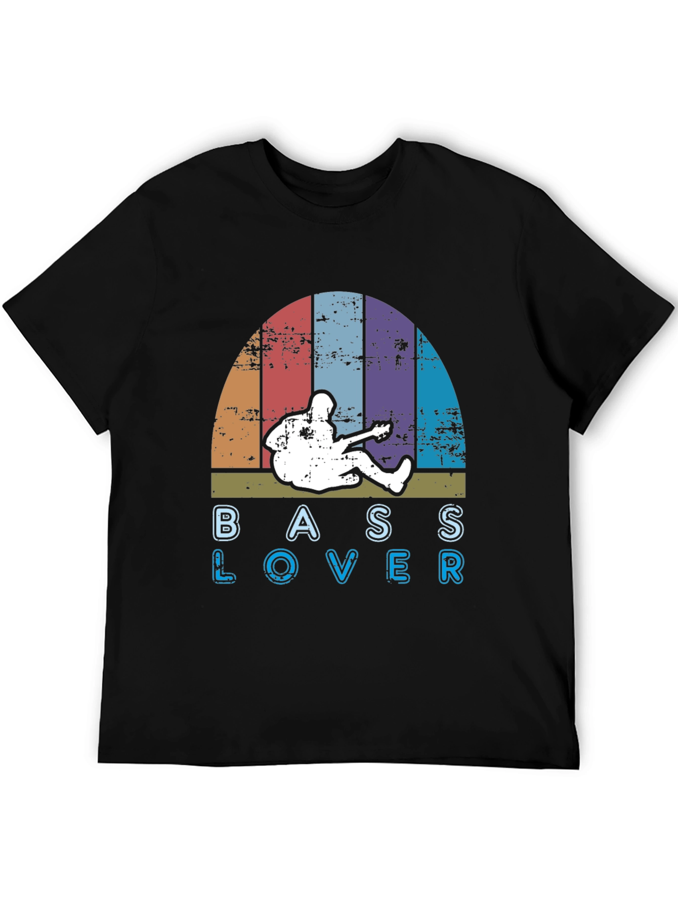 Bass Lover Retro Graphic T-Shirt